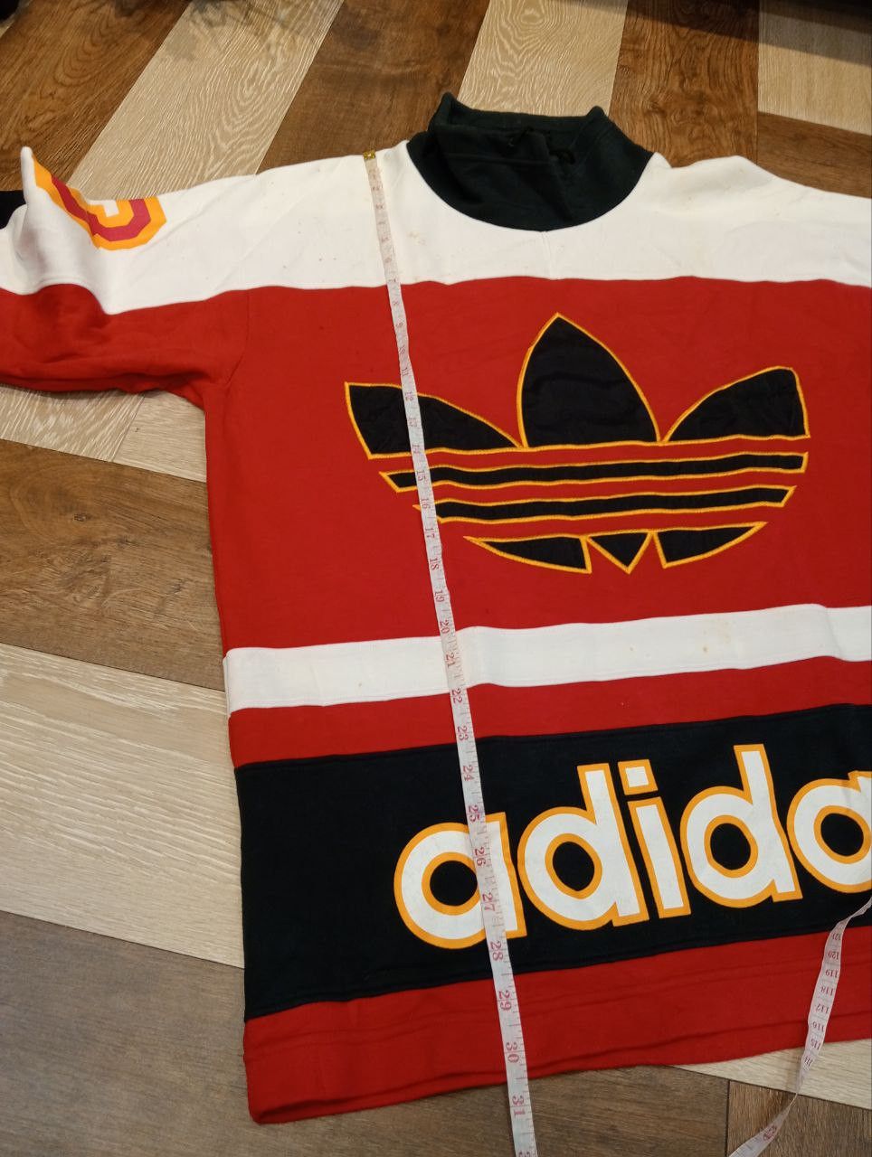Adidas VINTAGE ADIDAS TREFOIL BIG LOGO BLEND SWEATSHIRT Size US L / EU 52-54 / 3 - 15 Thumbnail