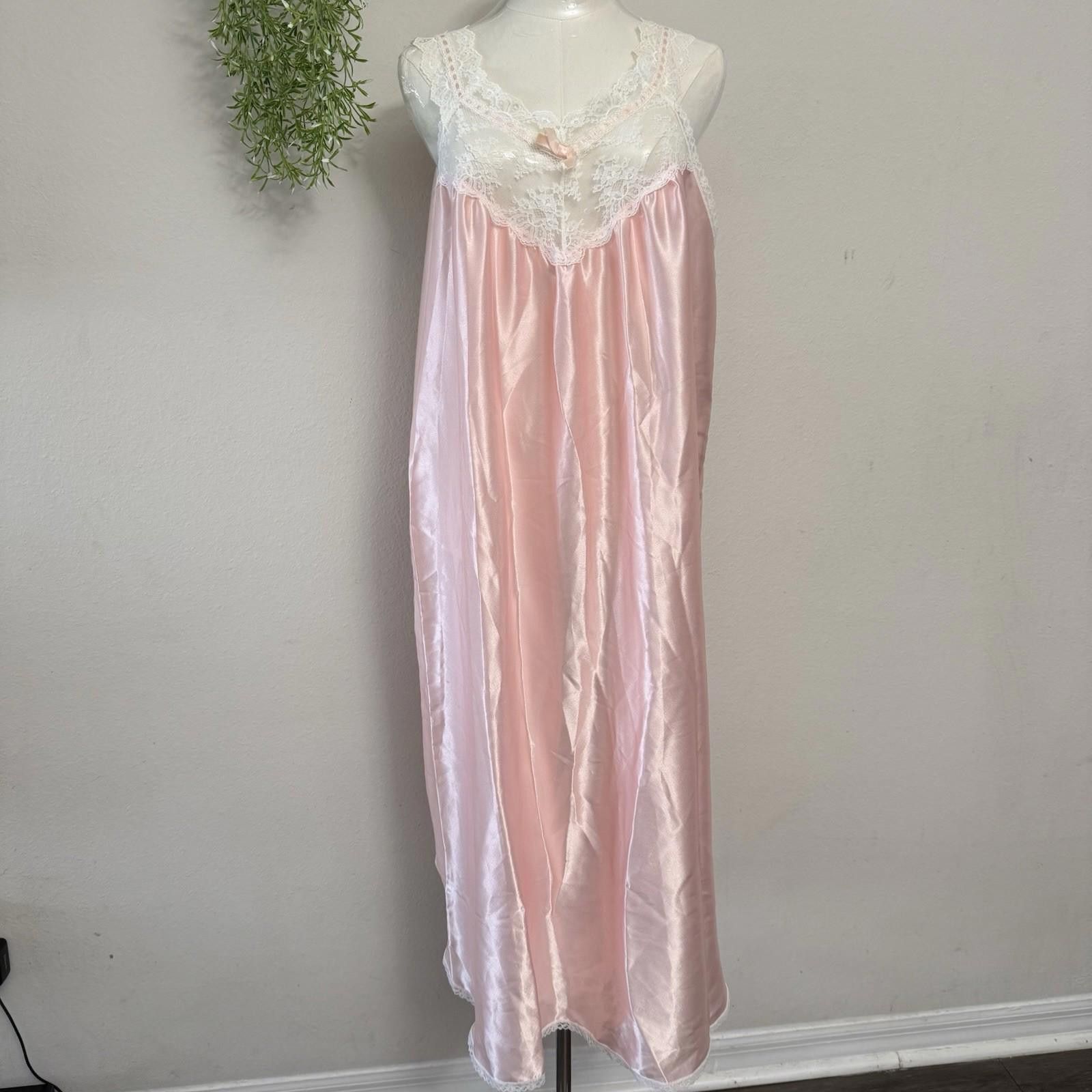 Nicole Miller Vintage nicole Lace Maxi Slip Large Size ONE SIZE - 2 Thumbnail