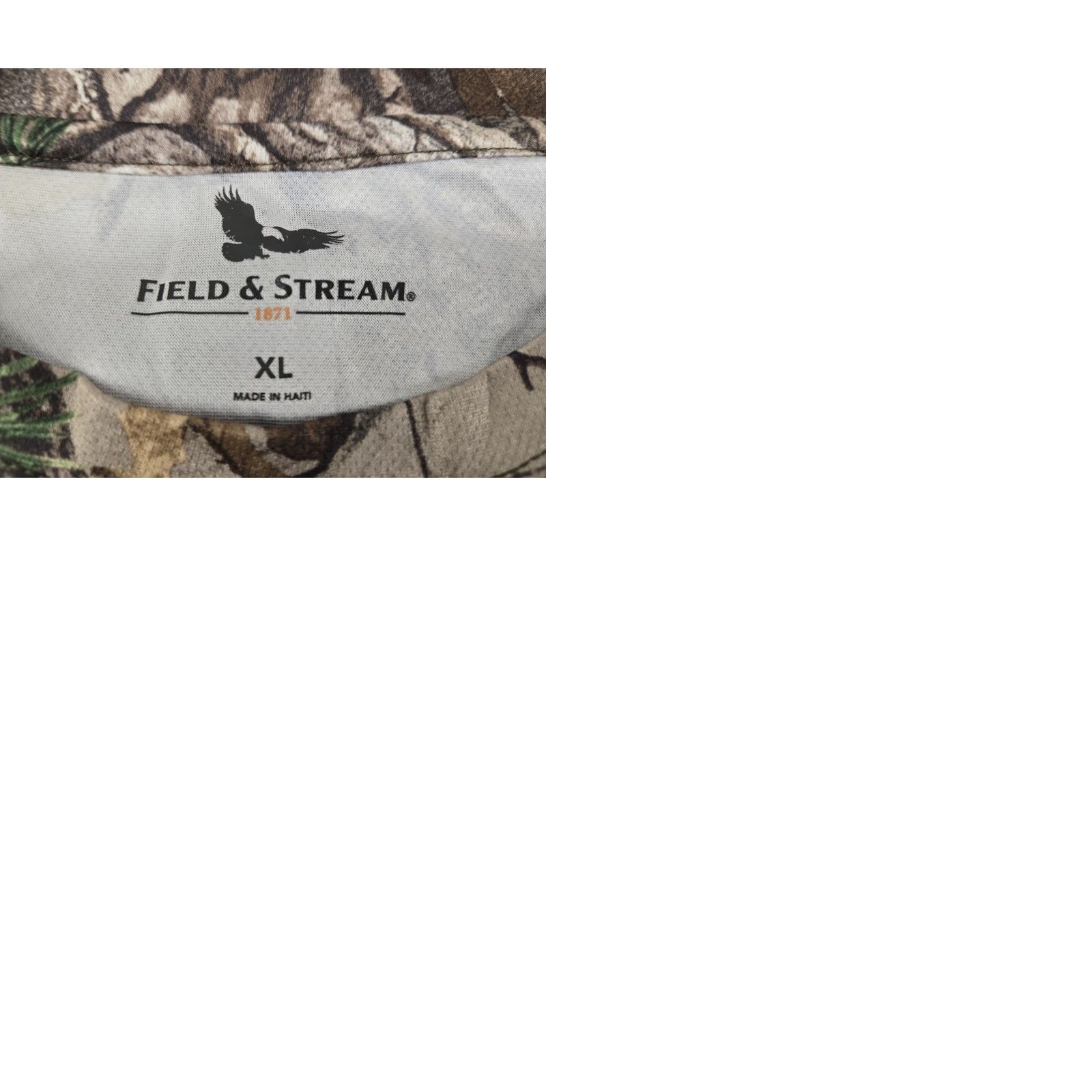 Realtree Field And Stream Smart Wick Realtree Camo Shirt XL Microfiber Short Sleeve Mens Regular Size Multicolor Camouflage 100% Polyester Moisture Wicking Size US XL / EU 56 / 4 - 9 Thumbnail