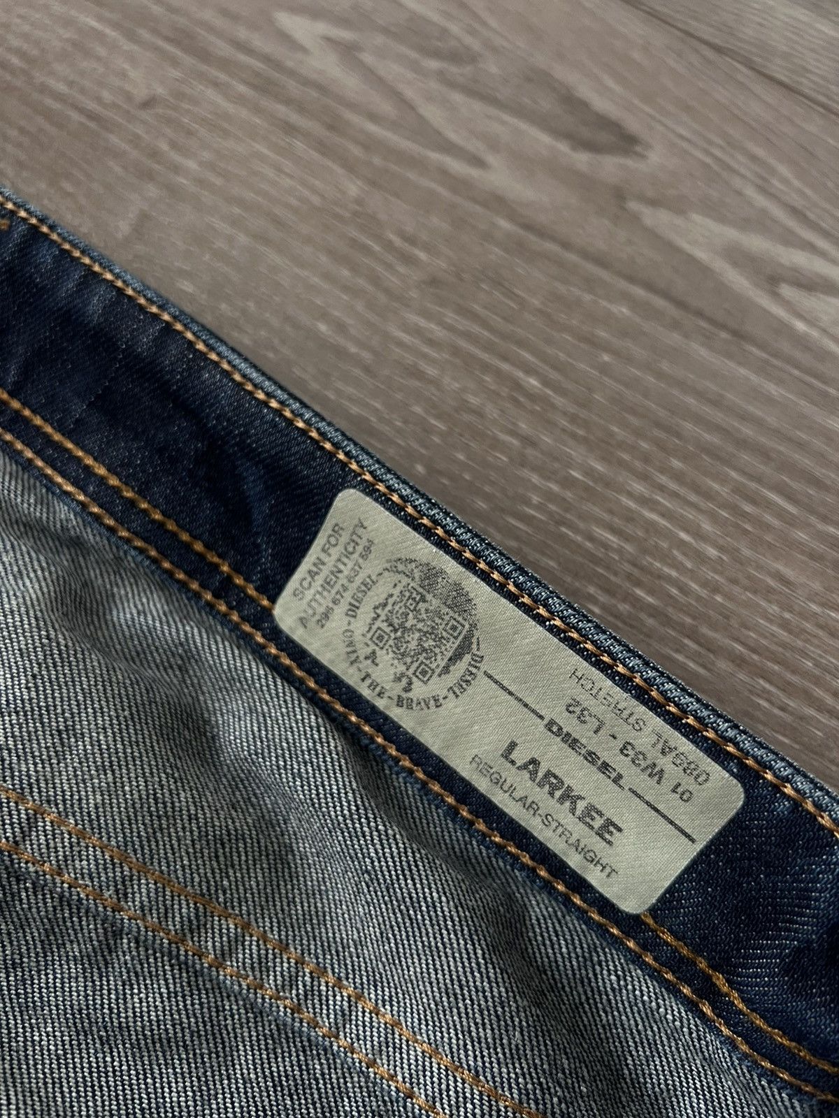Diesel ‼️Vintage Diesel Industry Distressed Denim Selvage Jeans‼️ Size US 33 - 12 Thumbnail