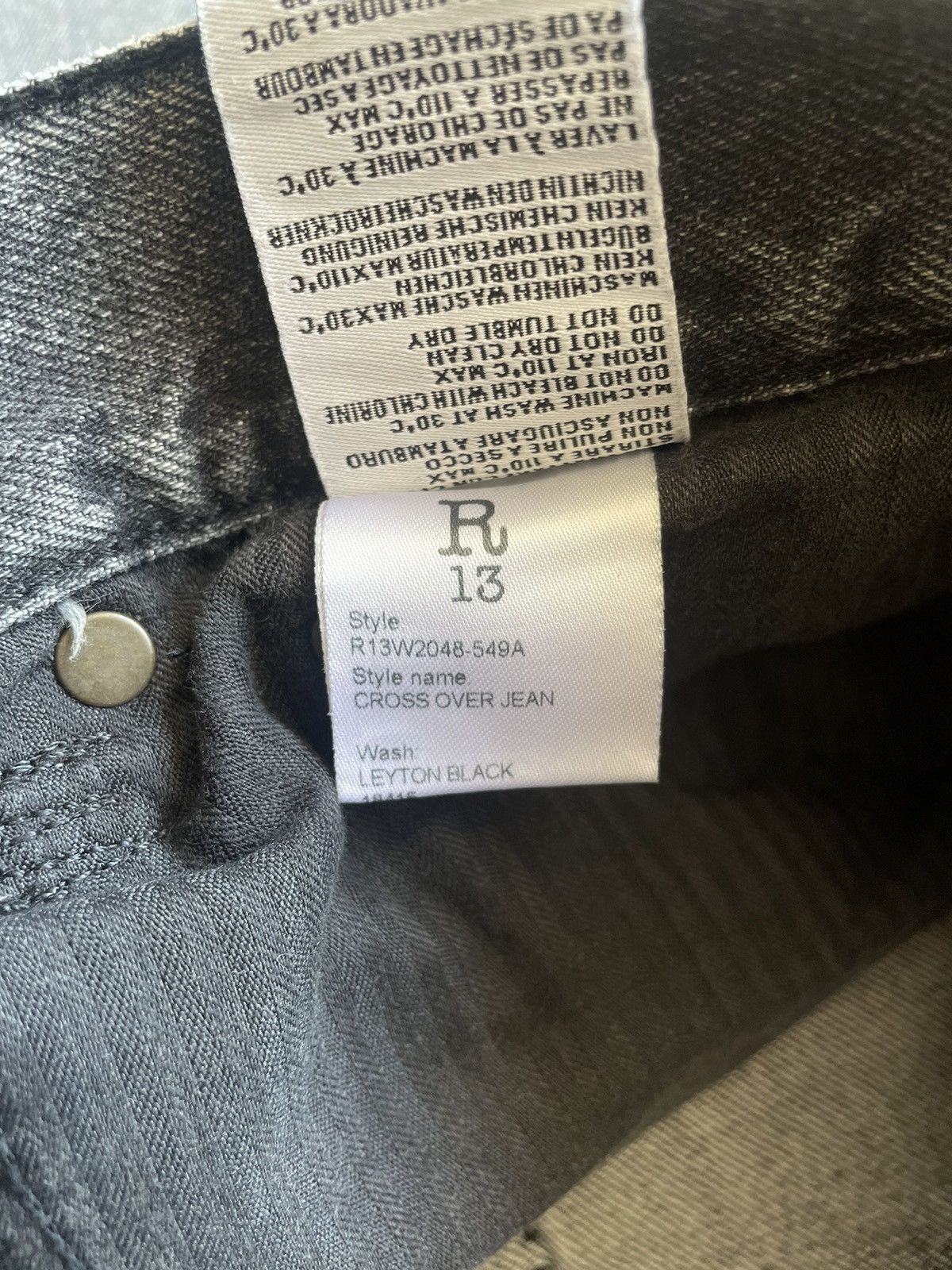 R13 R13 Denim Jeans Size 24" / US 00 / IT 34 - 8 Thumbnail
