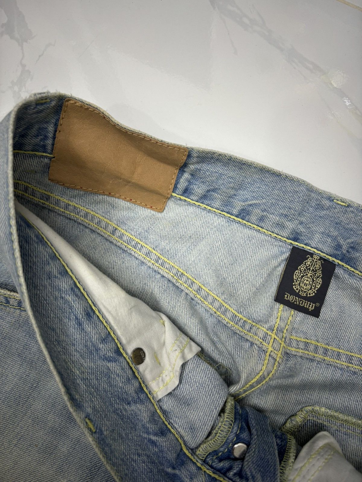 Dondup × If Six Was Nine × Japanese Brand Vintage Dondup Made in Italy Selvedge Denim Jeans Size US 34 / EU 50 - 9 Thumbnail