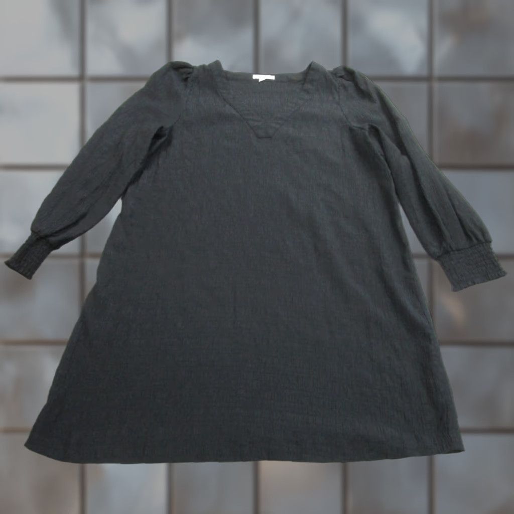 BB Dakota BB Dakota Shirt Womens XL Black Puff Sleeve V-Neck Tunic Gothic Size XL / US 12-14 / IT 48-50 - 1 Thumbnail
