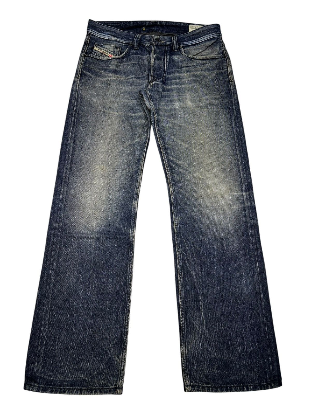 Diesel DIESEL LARKEE LOOSE WIDE DARK DENIM JEANS Size US 33 - 7 Thumbnail