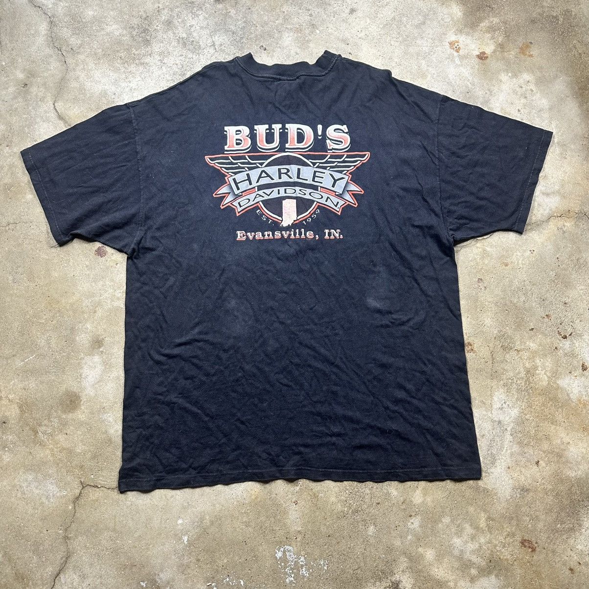 Harley Davidson Vintage 1998 Black Harley Davidson Motorcycle Biker Shirt Size US XXL / EU 58 / 5 - 5 Thumbnail