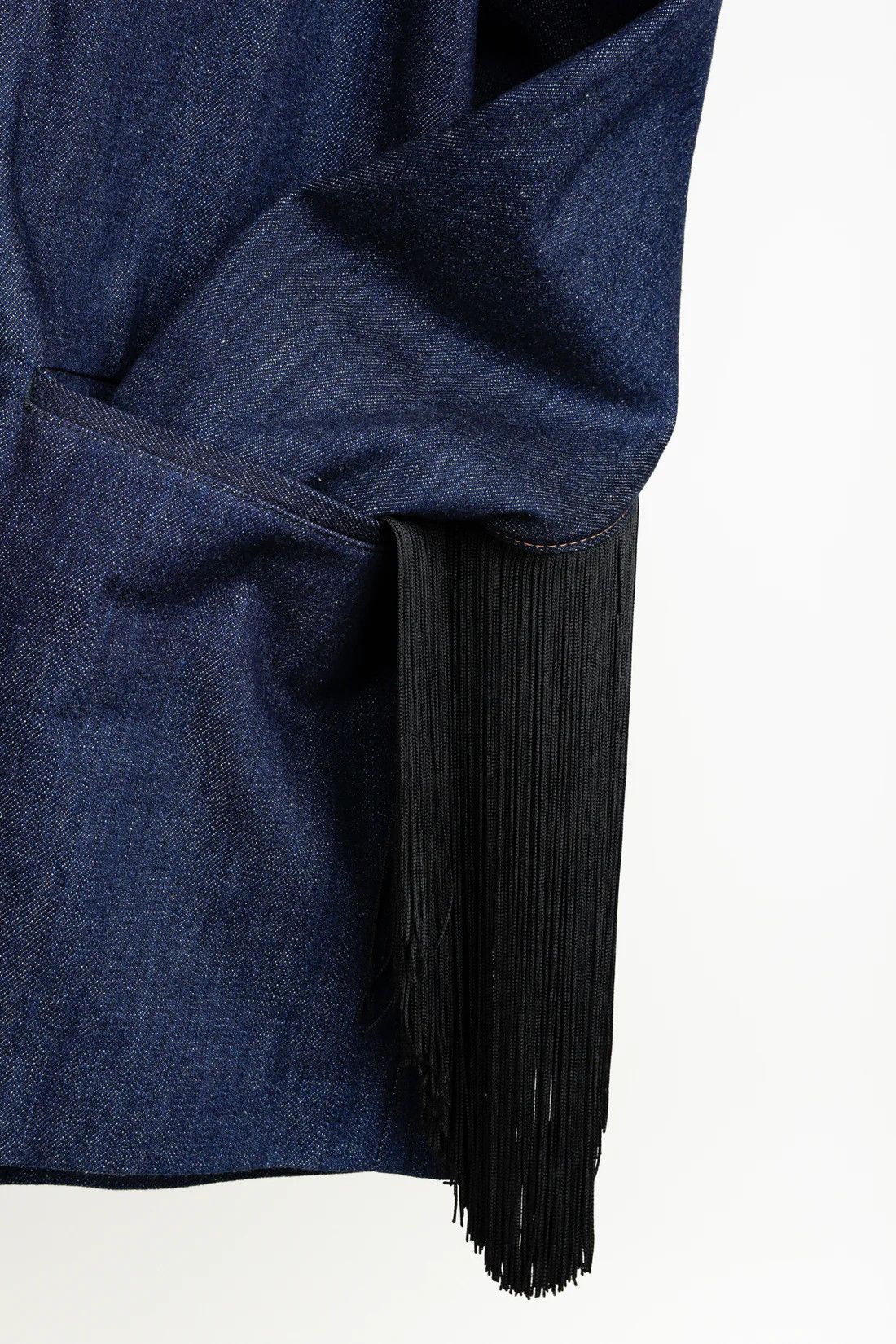Prada Prada 2020 Runway Denim Fringe Blazer Size M / US 6-8 / IT 42-44 - 8 Thumbnail