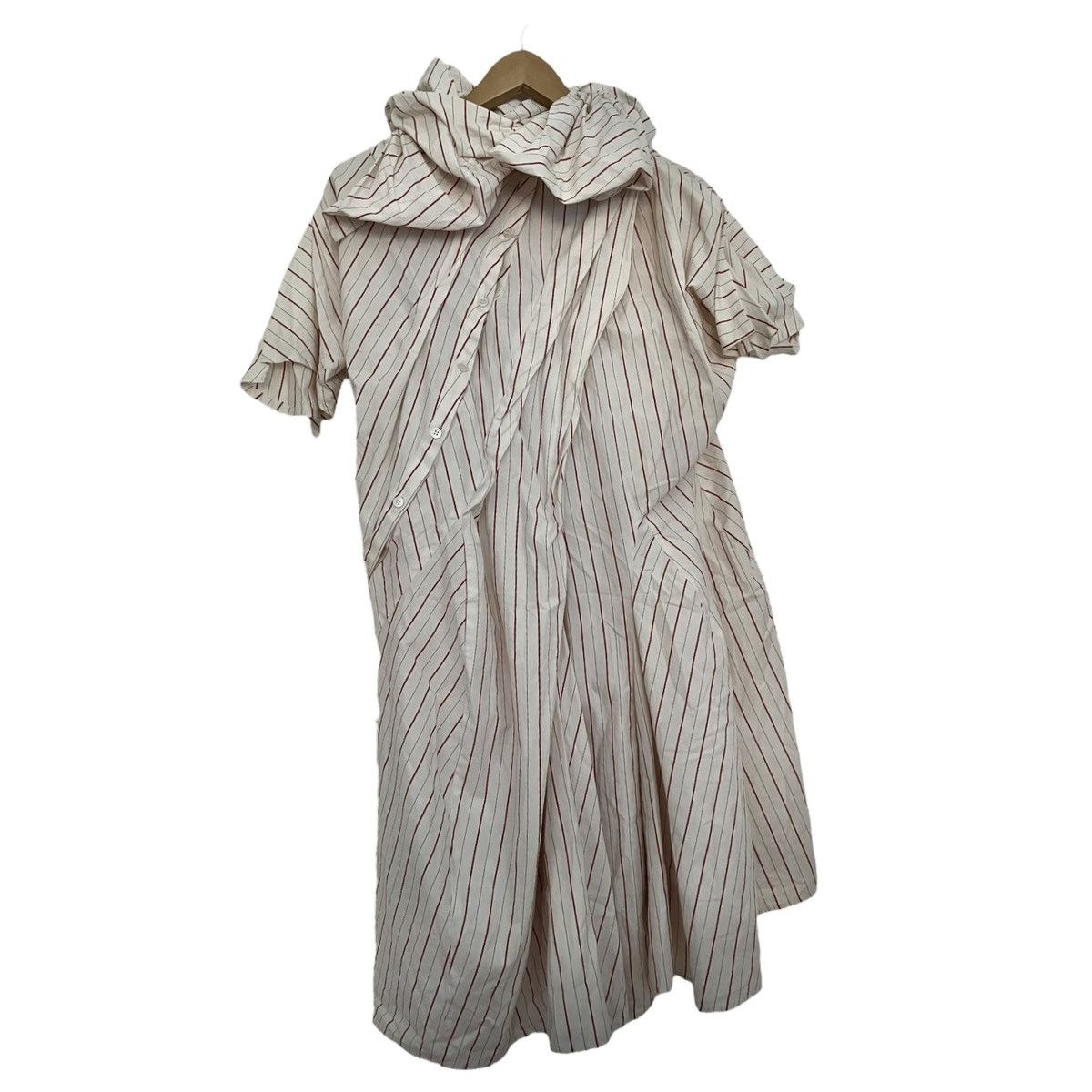 Japanese Brand Mikio sakabe aw21 pinstripe dress Size M / US 6-8 / IT 42-44 - 1 Thumbnail