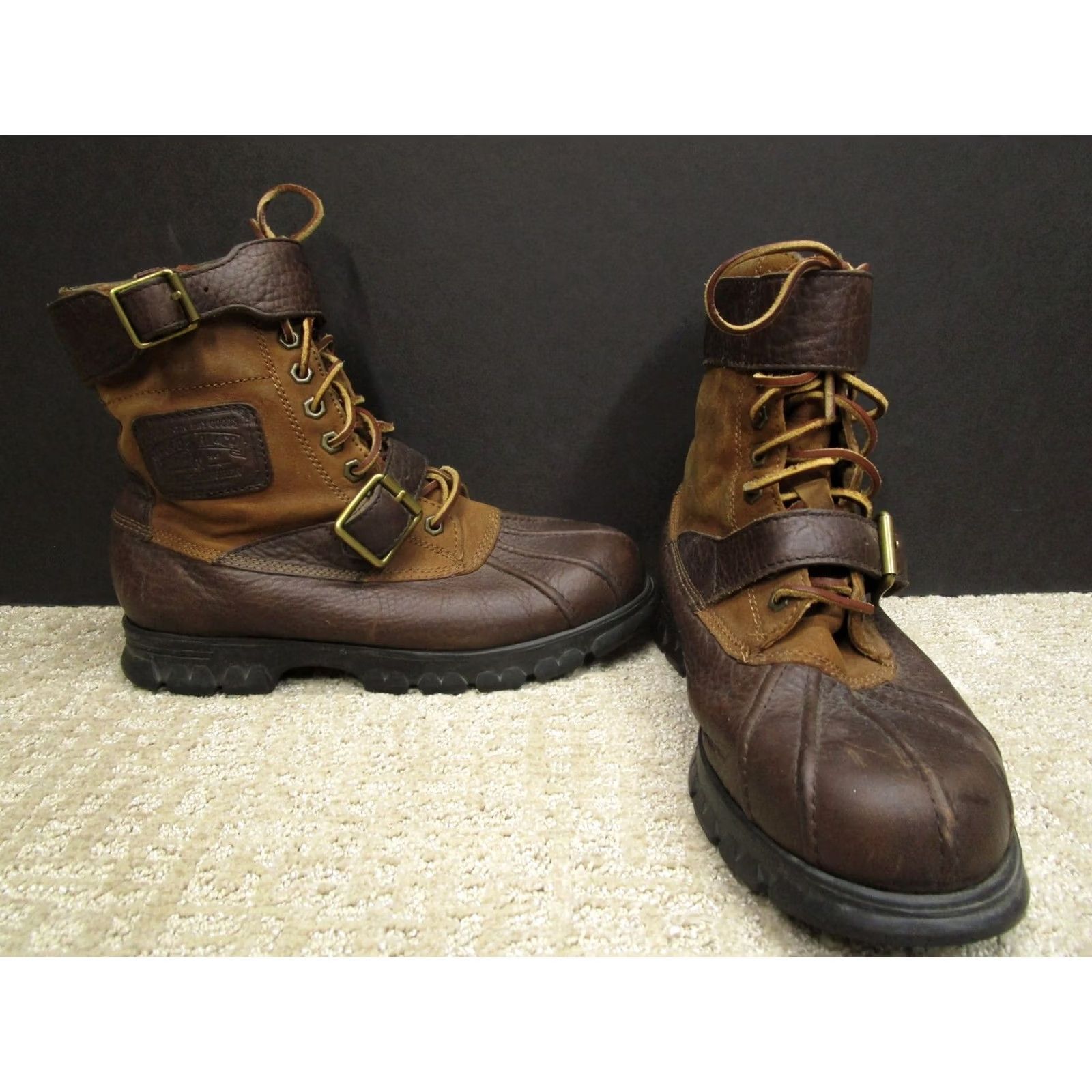 Polo Ralph Lauren Polo Ralph Lauren Boots Mens Size 8D Brown Leather Buckle DRAX-BO-WBT Outdoor Boots Mens 8D Brown Leather Buckle DRAX-BO-WBT Outdoor Size US M / EU 48-50 / 2 - 4 Thumbnail