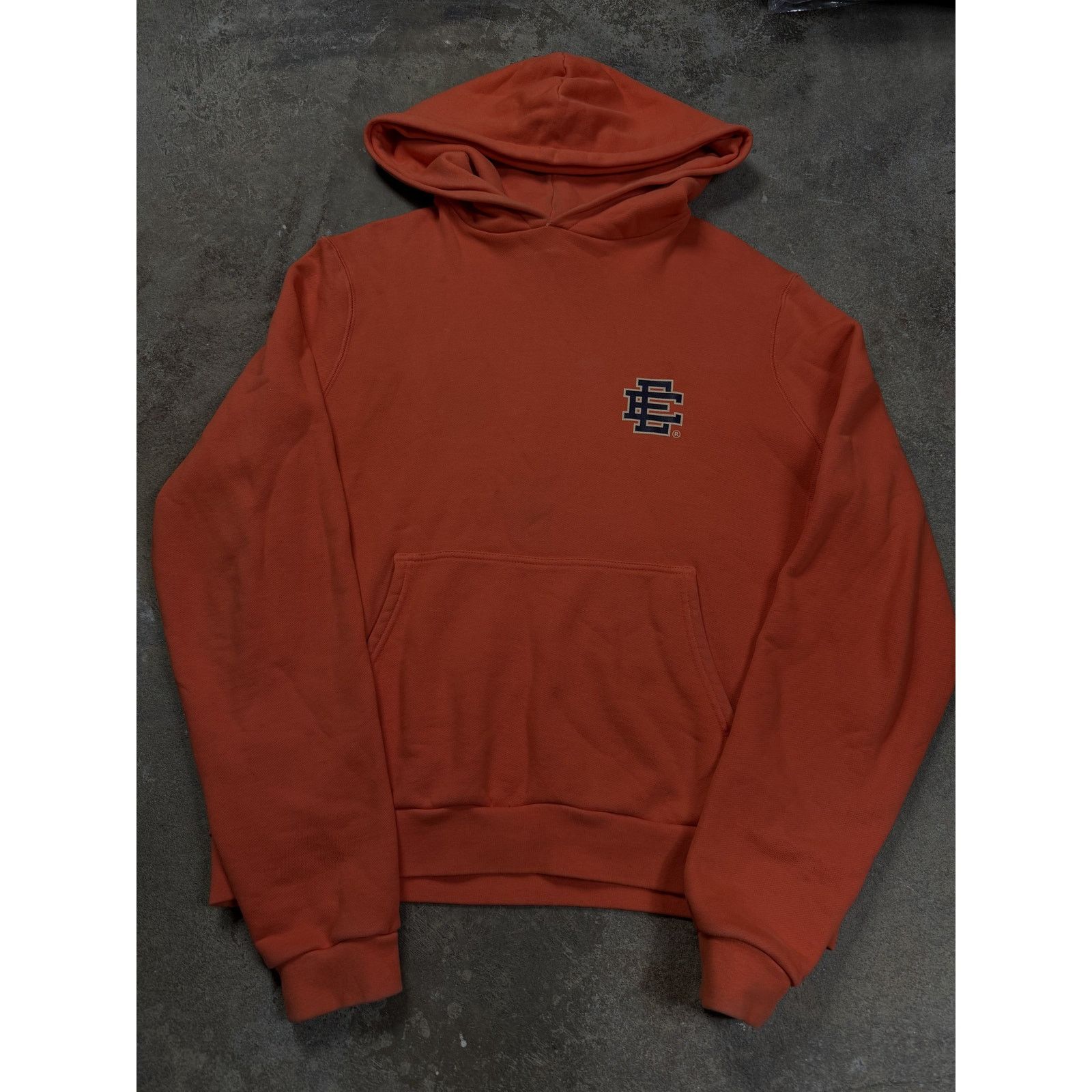 Eric Emanuel EE Hoodie Orange Navy Used Large Size US L / EU 52-54 / 3 - 1 Thumbnail