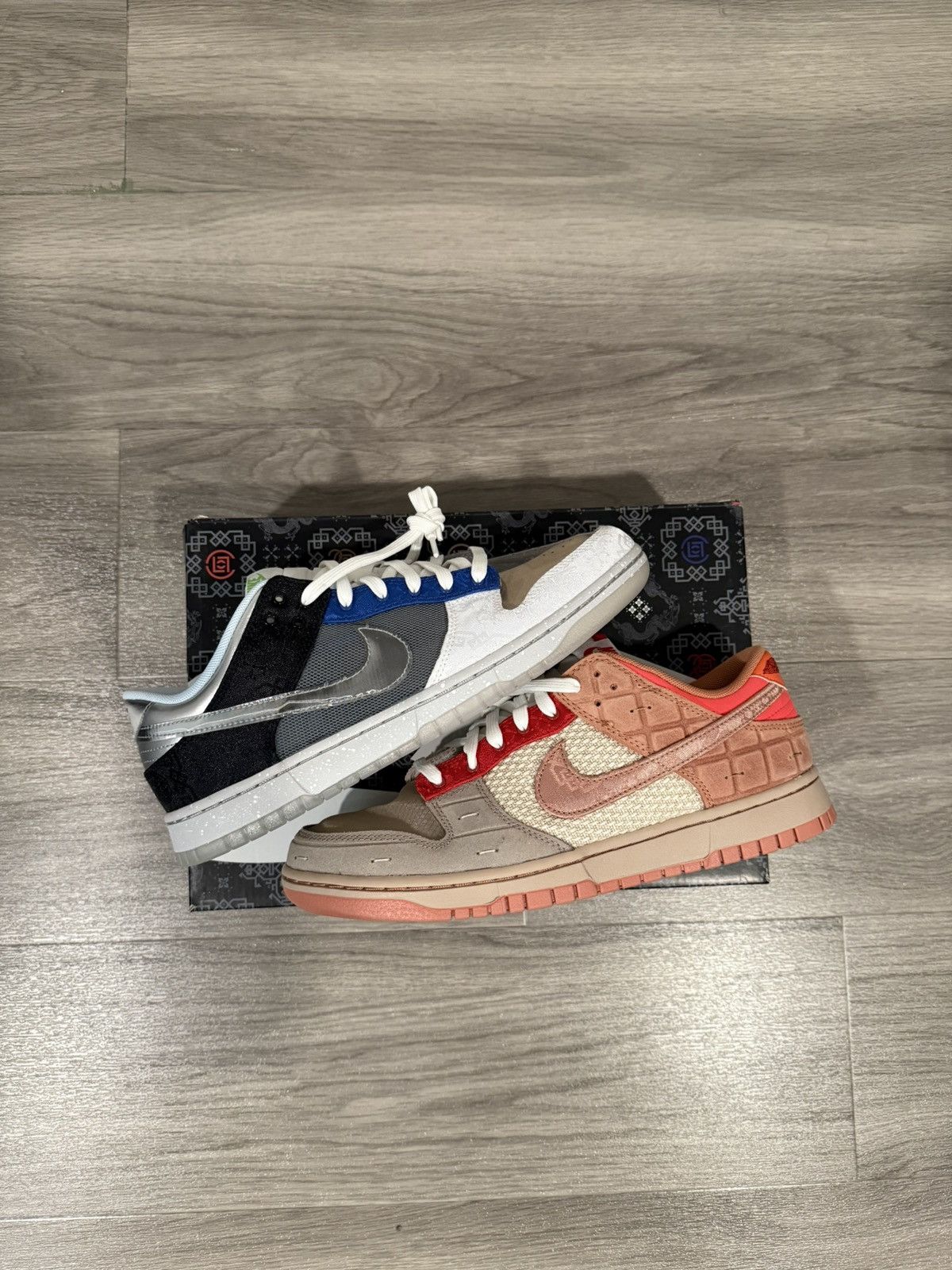 CLOT × Nike Nike Dunk Low SP “ What The Clot” Size US 10 / EU 43 - 1 Thumbnail