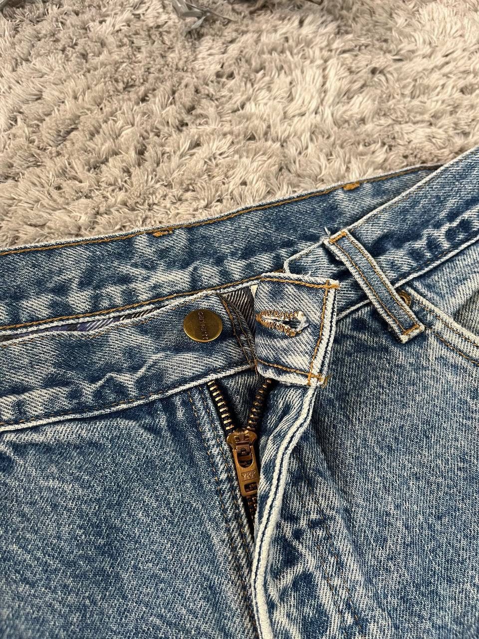 Carhartt × Vintage 90s Carhartt Jeans Vintage Streetwear Rare Logo Size US 34 / EU 50 - 10 Thumbnail