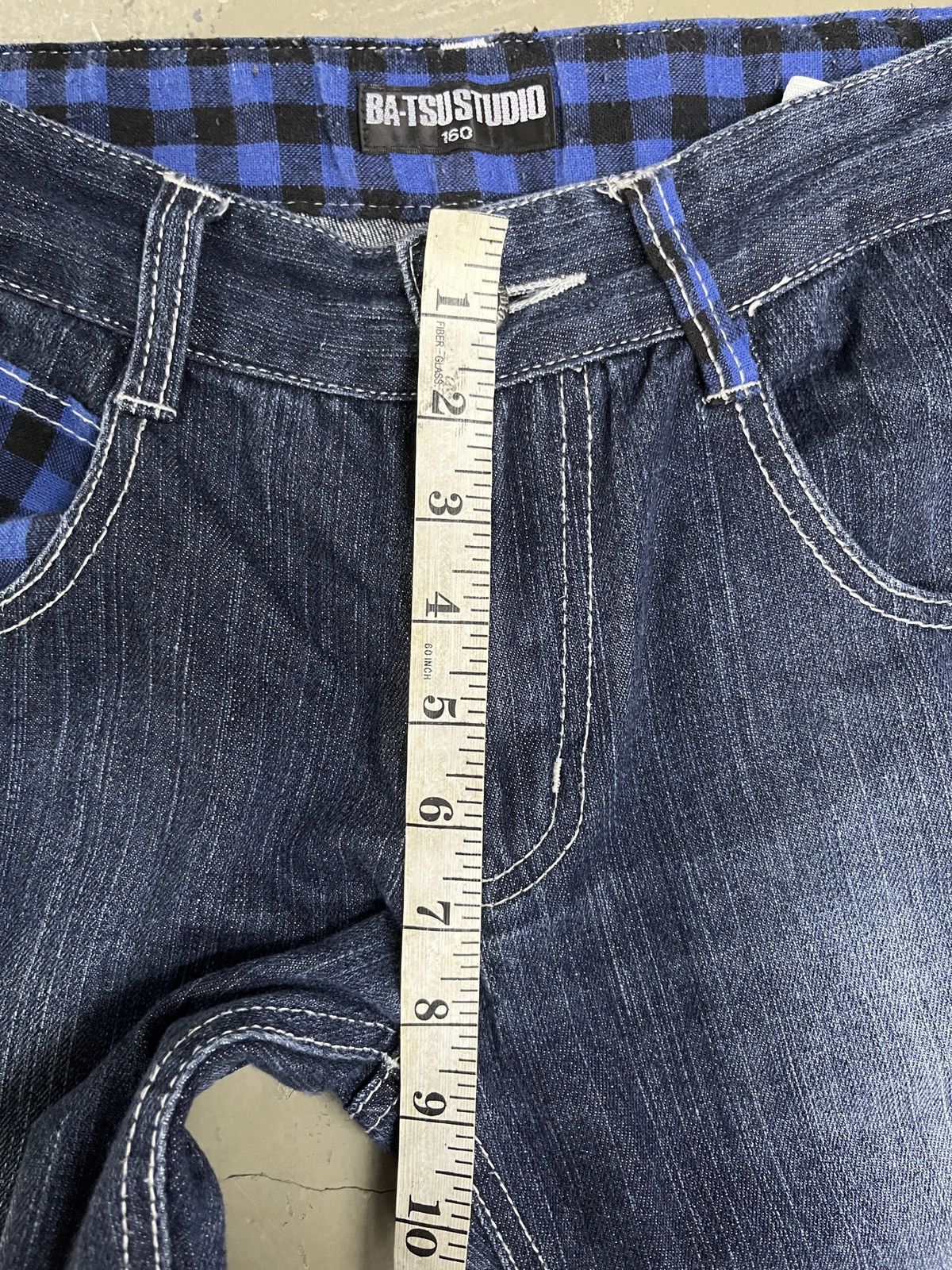 Number (N)ine 90's Batsu Distressed Punk Kurt Cobain Style Patchwork Jeans Size US 28 / EU 44 - 11 Thumbnail