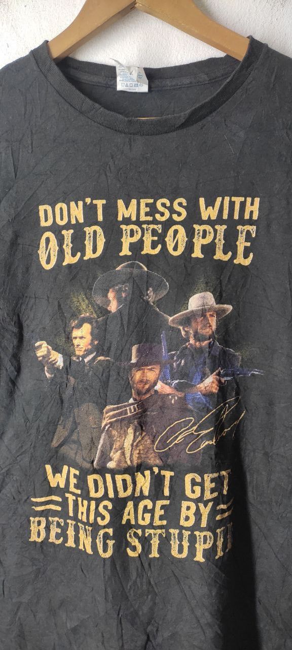 Vintage VINTAGE CLINT EASTWOOD MOVIES TEE Size US M / EU 48-50 / 2 - 9 Thumbnail