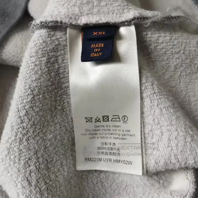 Louis Vuitton Louis Vuitton Gray Cotton Men's Sweatshirt XXL . Size US XXL / EU 58 / 5 - 4 Thumbnail