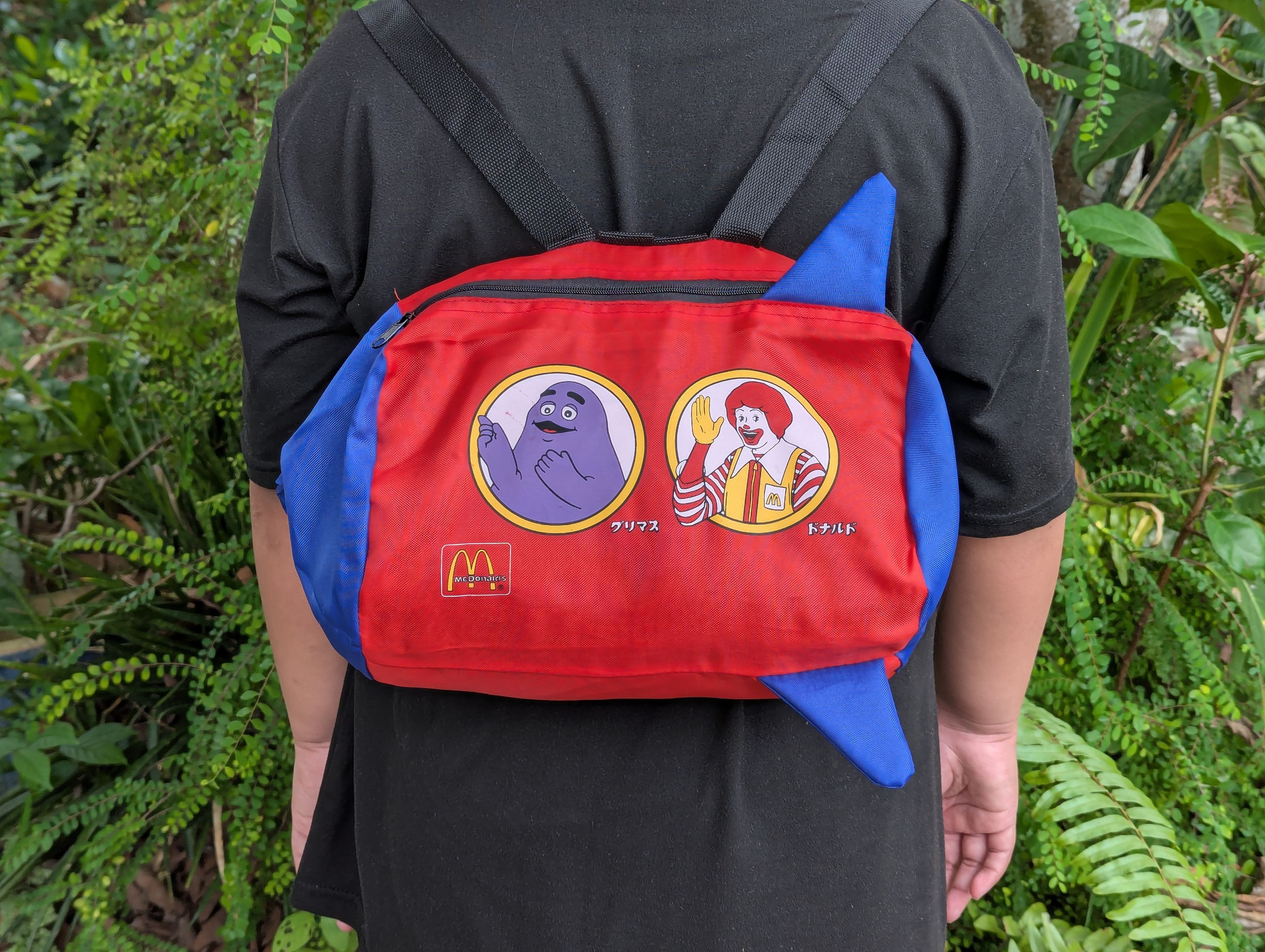 Vintage MCD McDonald's Grimace & Ronald Rocket Bag Size ONE SIZE - 1 Thumbnail