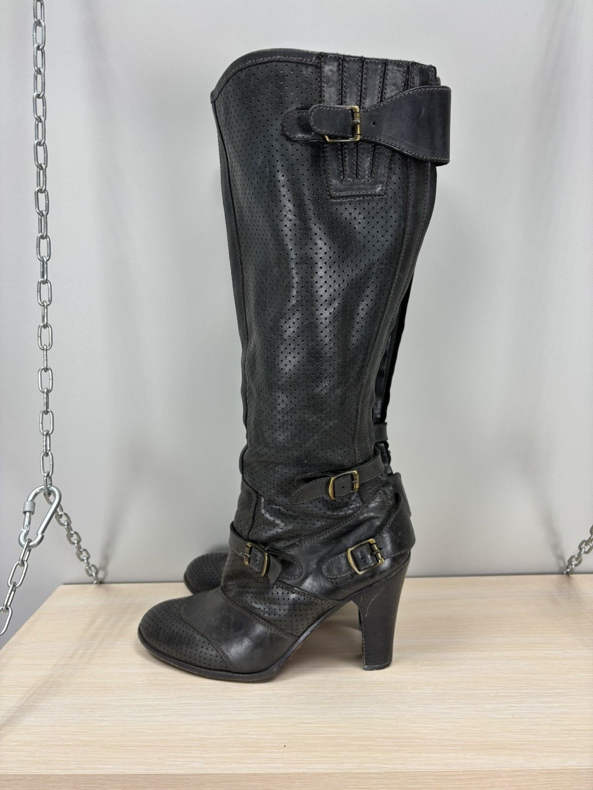 Belstaff Womens boots Belstaff Size 39 Color Gray/Black Size US 9 / IT 39 - 7 Thumbnail