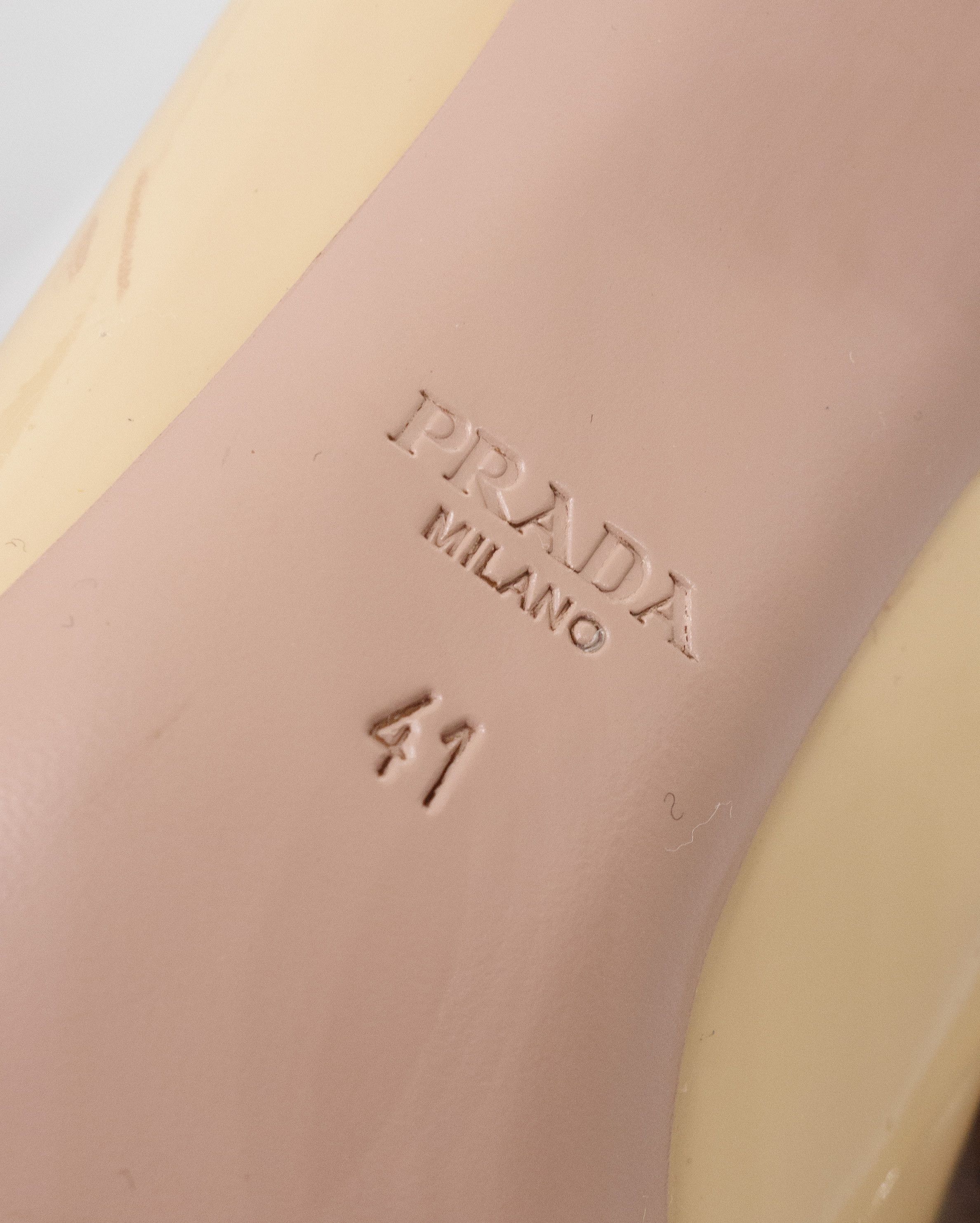 Prada 00s Patent Leather Pointed-Toe Pumps Size US 11 / IT 41 - 9 Thumbnail