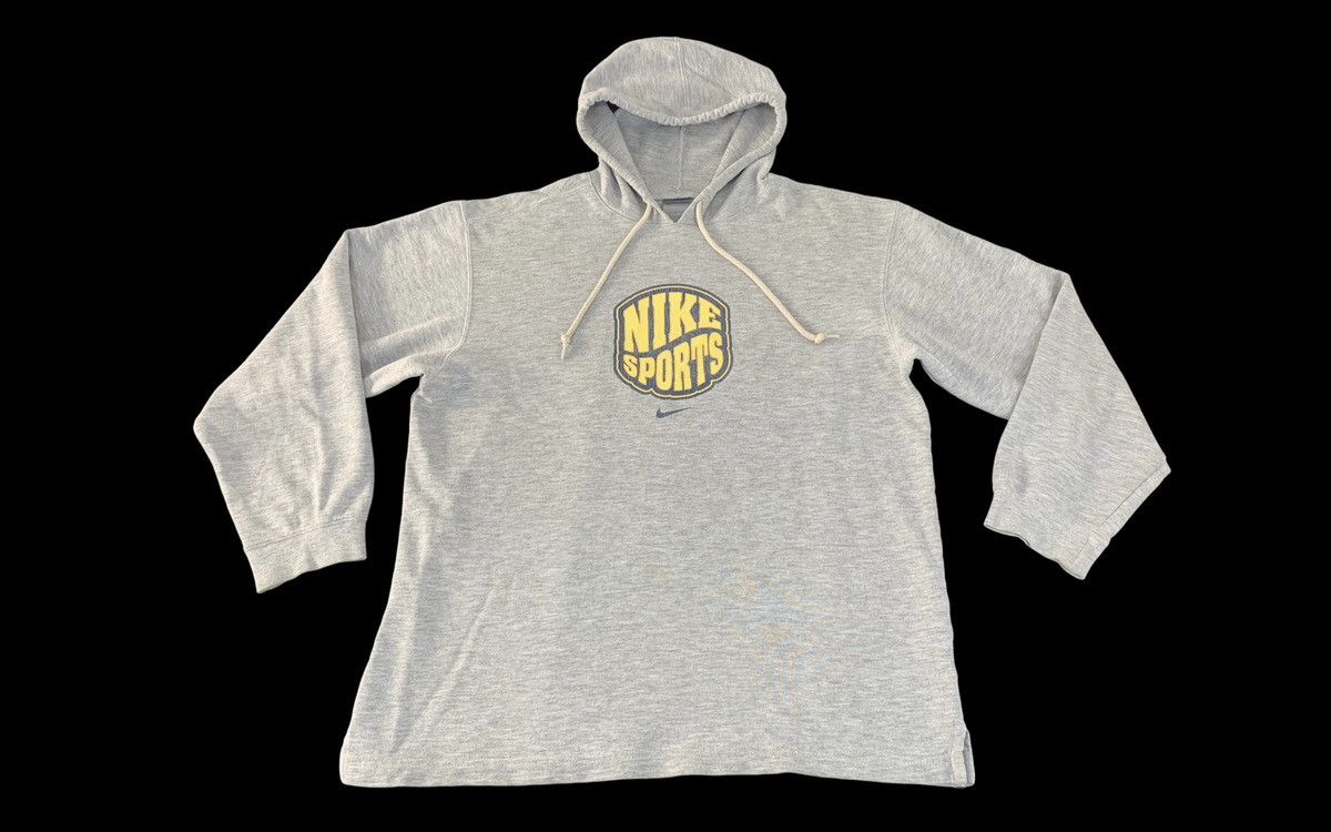 Nike 90s Nike Sport Athletic Big Logo Pullover Sweatshirt Hoodies Size US L / EU 52-54 / 3 - 1 Thumbnail