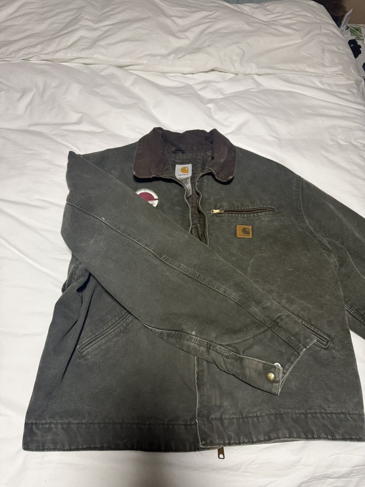 Carhartt Vintage Carhartt Detroit jacket j97 mos Size US XL / EU 56 / 4 - 2 Thumbnail