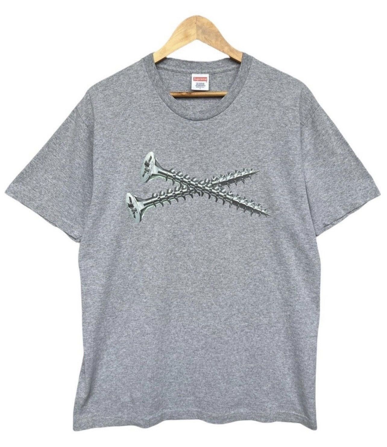 Supreme Supreme Screws Tee T-Shirt Size US L / EU 52-54 / 3 - 1 Thumbnail