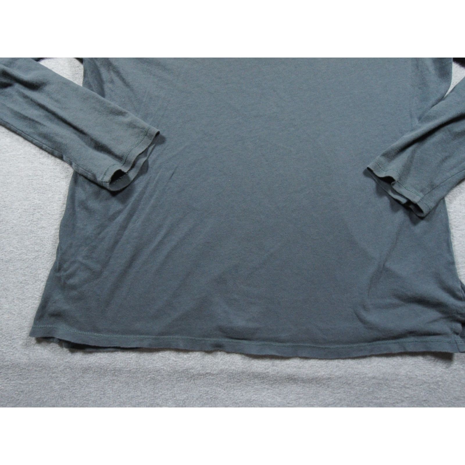 Vince Vince Shirt Mens XL Blue Henley Long Sleeve Preppy Casual Cotton Size US XL / EU 56 / 4 - 3 Thumbnail