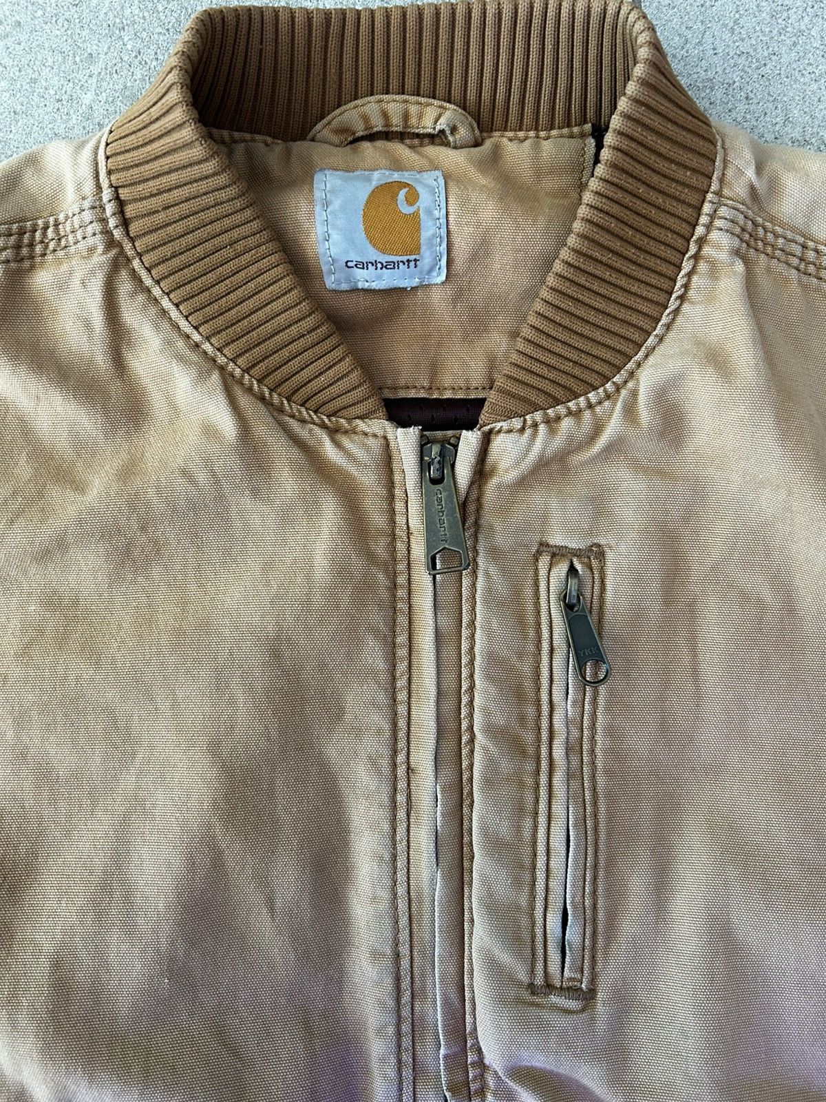 Carhartt Detroit Style Jacket (Women’s M) Faded Distressed Workwear Size M / US 6-8 / IT 42-44 - 5 Thumbnail