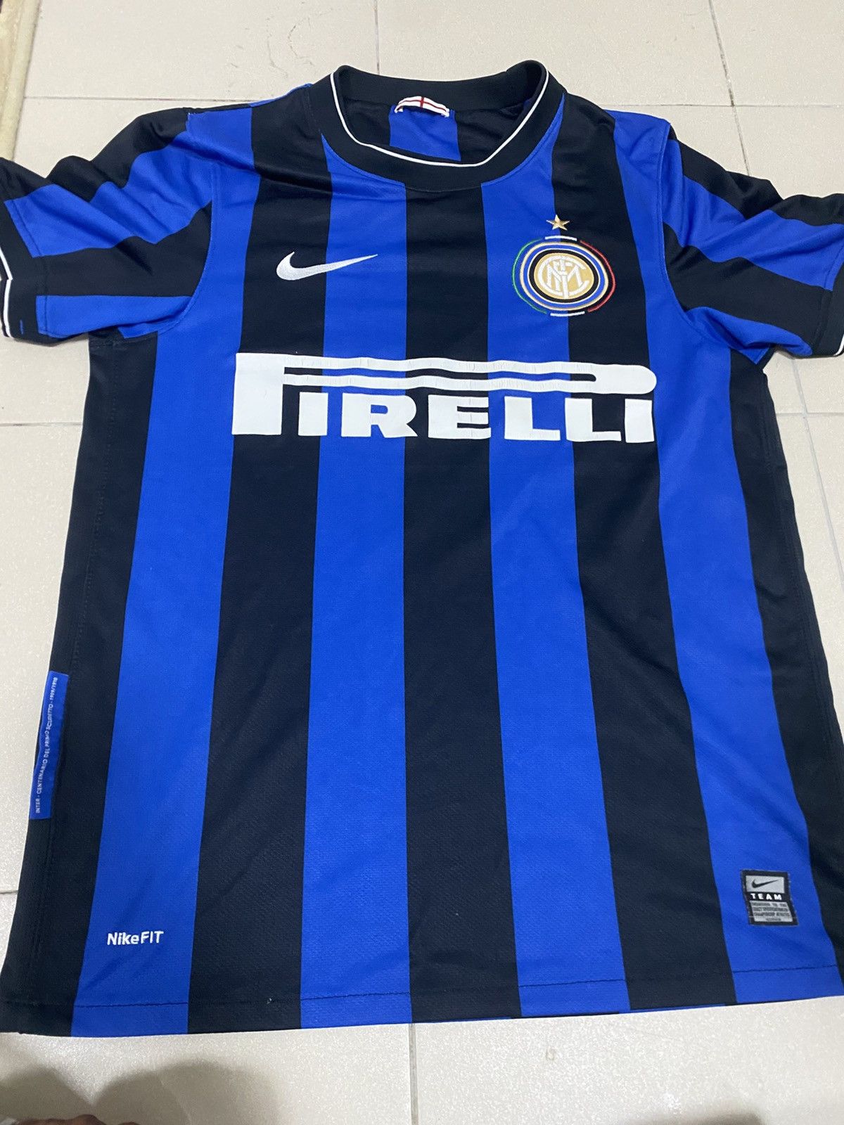 Nike Inter Milan 2009/10 Home Jersey “Centenario Scudetto” — Size US S / EU 44-46 / 1 - 1 Thumbnail