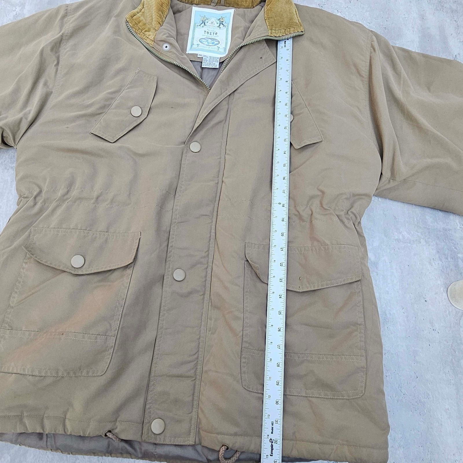 & Other Stories Vintage 1980's Parka Made In Hong Kong Brown XXL Size US XXL / EU 58 / 5 - 8 Thumbnail