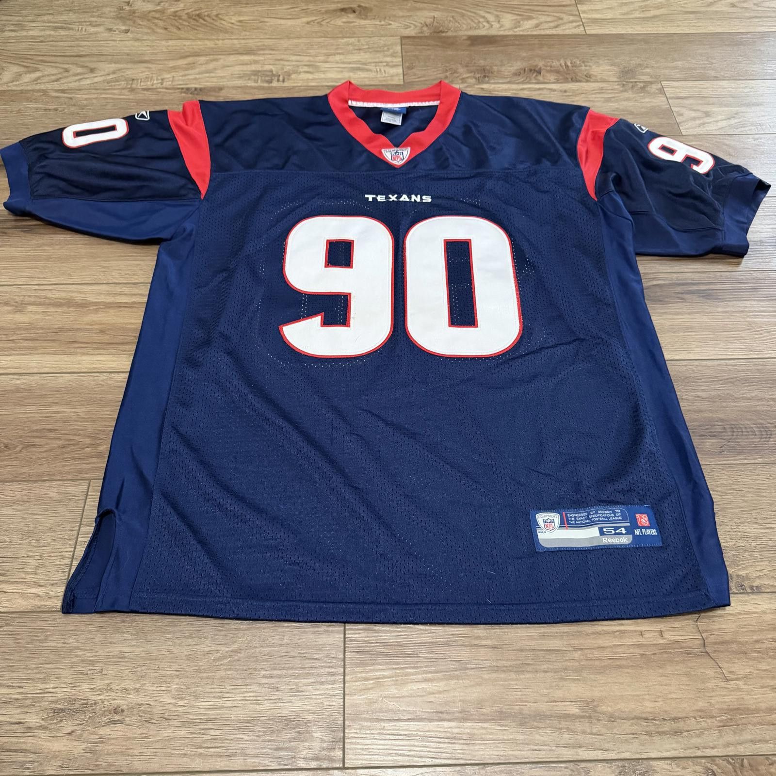 Reebok Houston Texans Mario Williams 90 Reebok On Field Jersey NFL Size US XL / EU 56 / 4 - 1 Thumbnail