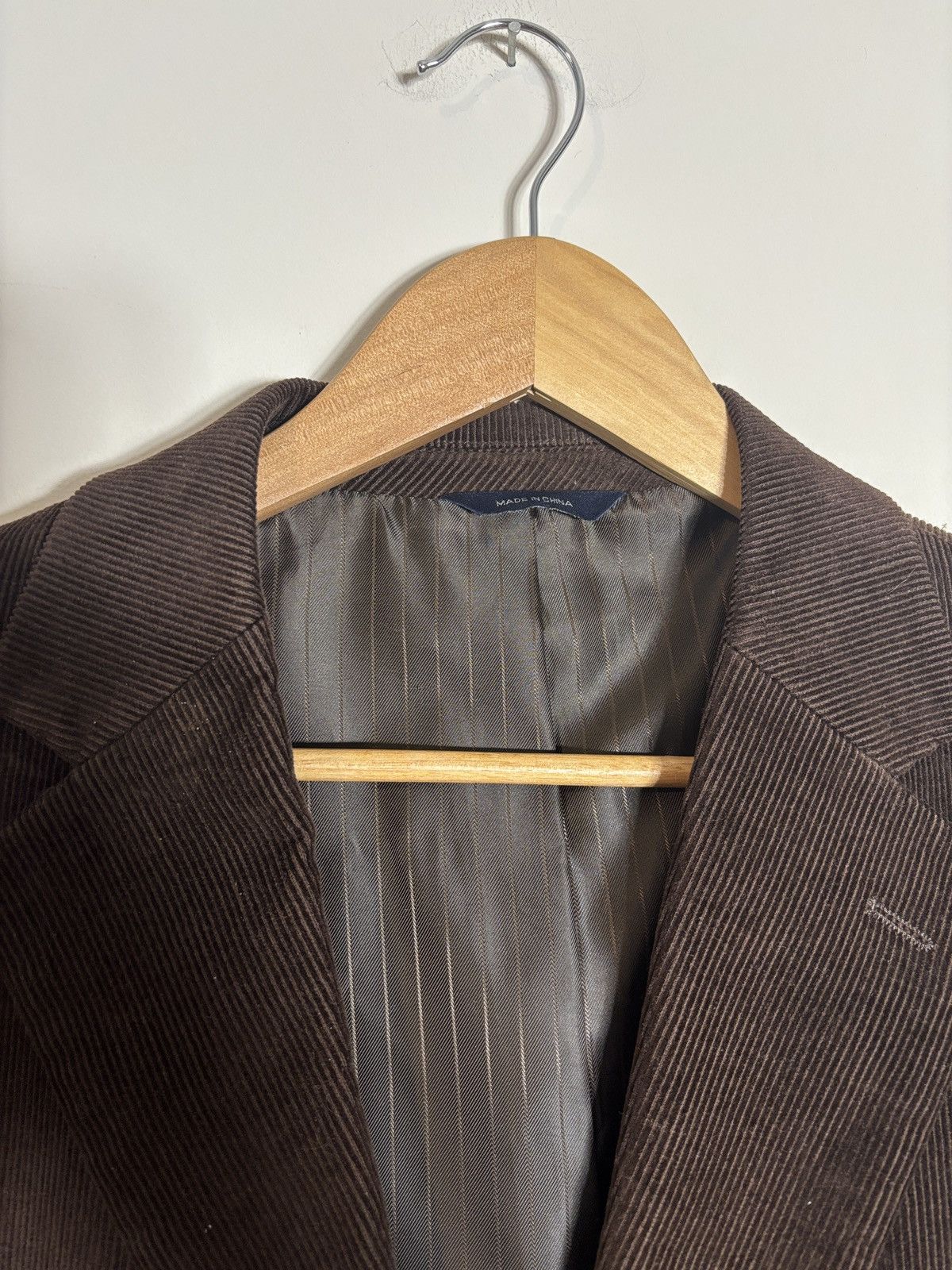 Dockers Dockers Brown Corduroy 2 Button Blazer 42R Preppy Size 42R - 2 Thumbnail