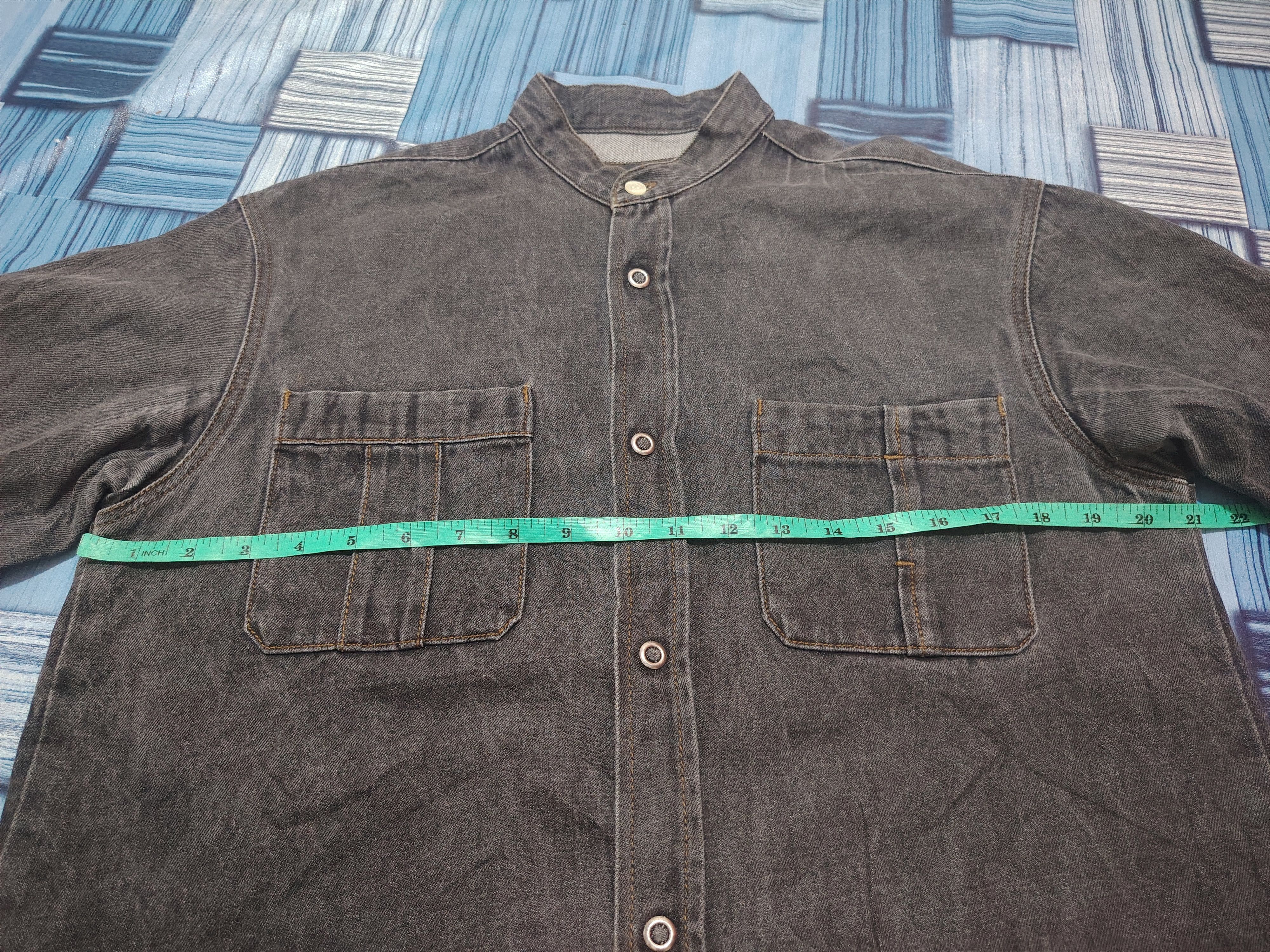 PPFM Japanese PPFM Denim Shirt Button Up Size US L / EU 52-54 / 3 - 11 Thumbnail