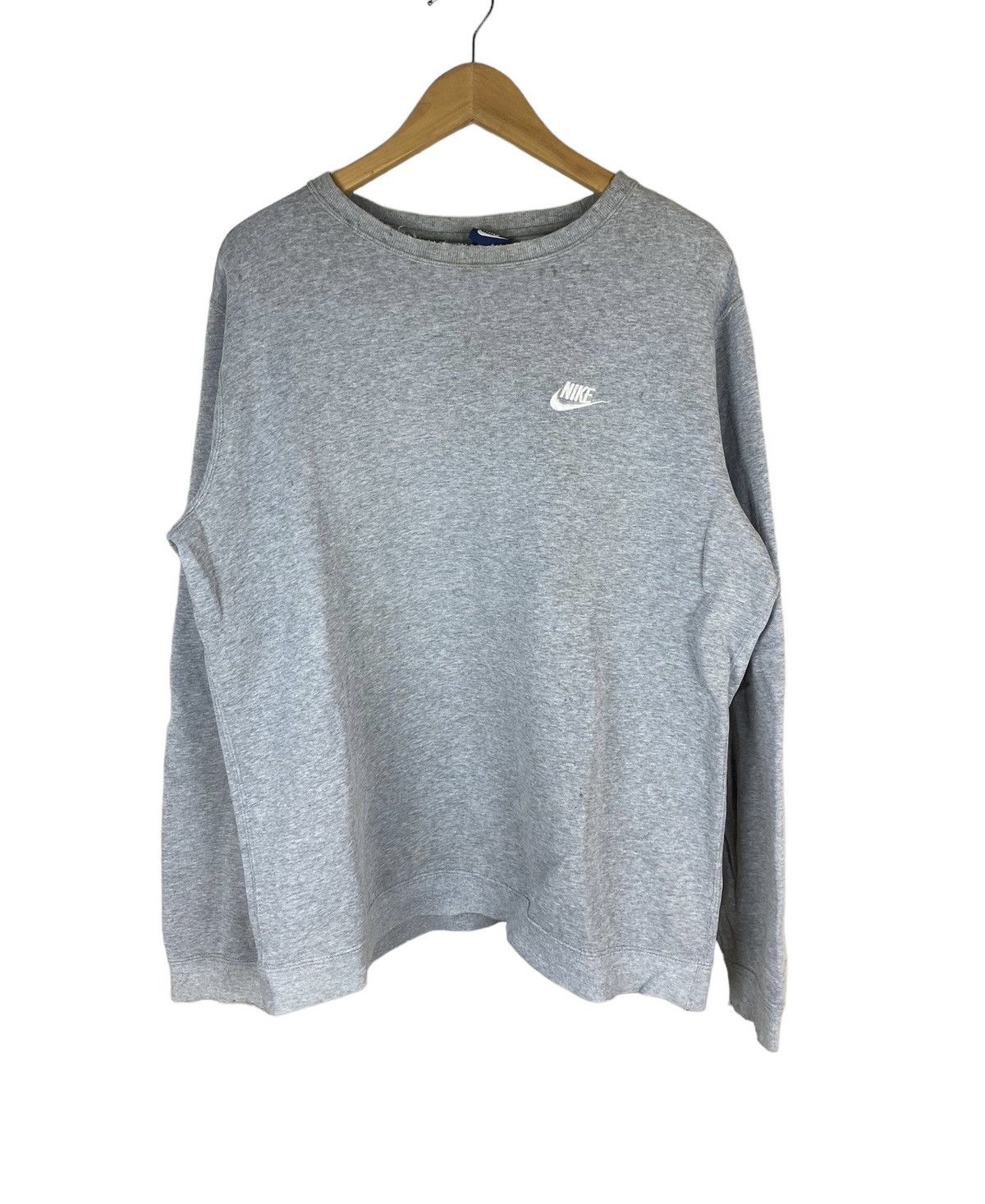 Vintage Nike Blue Tag Small Swoosh Sweatshirt