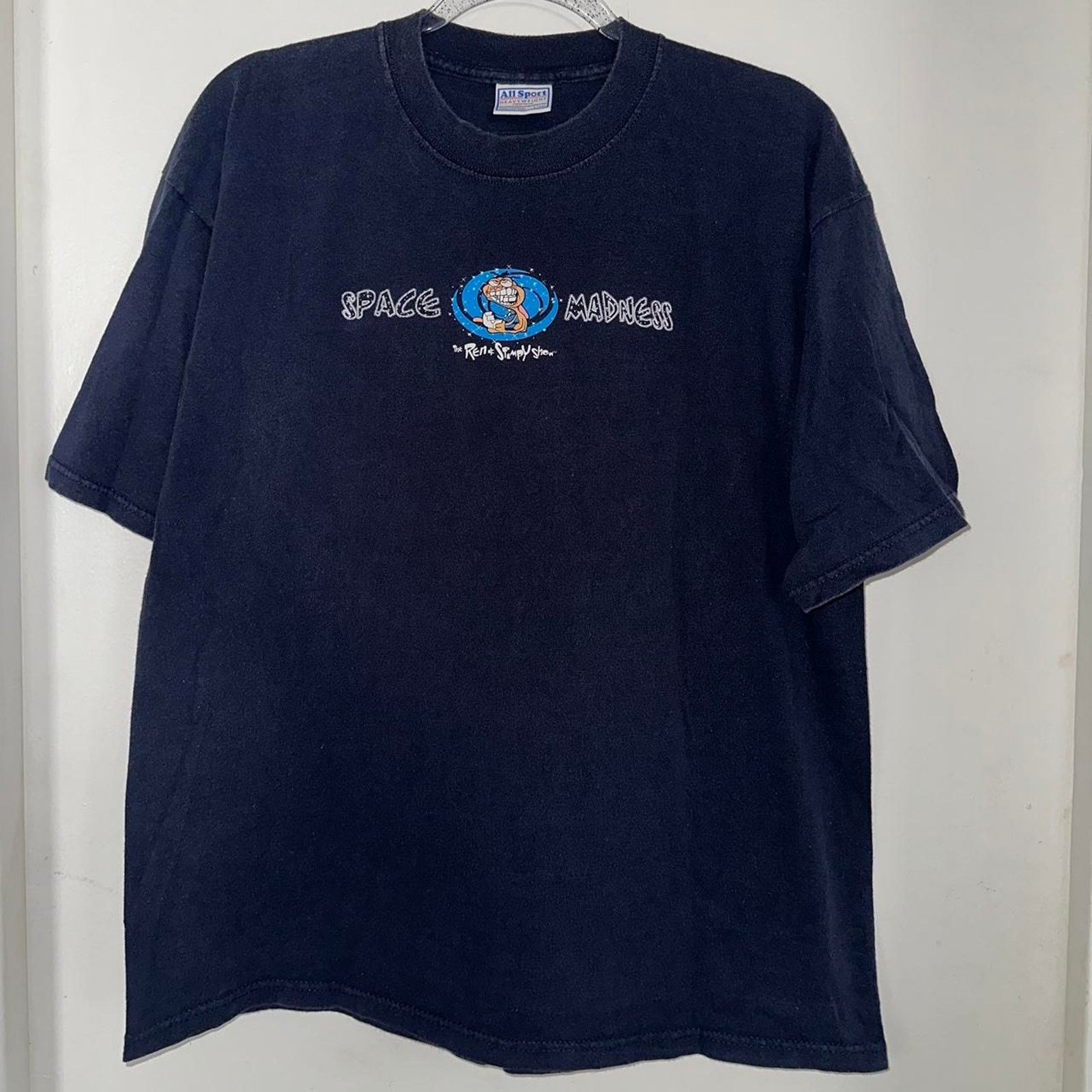 RARE Vintage 2001 The Ren & Stimpy Show T Shirt size L