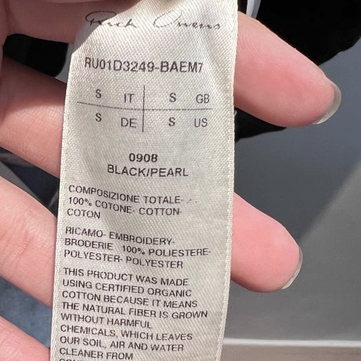 Rick Owens Rick Owens Mainline Embroidered Pharaoh Graphic Short Size US S / EU 44-46 / 1 - 5 Thumbnail