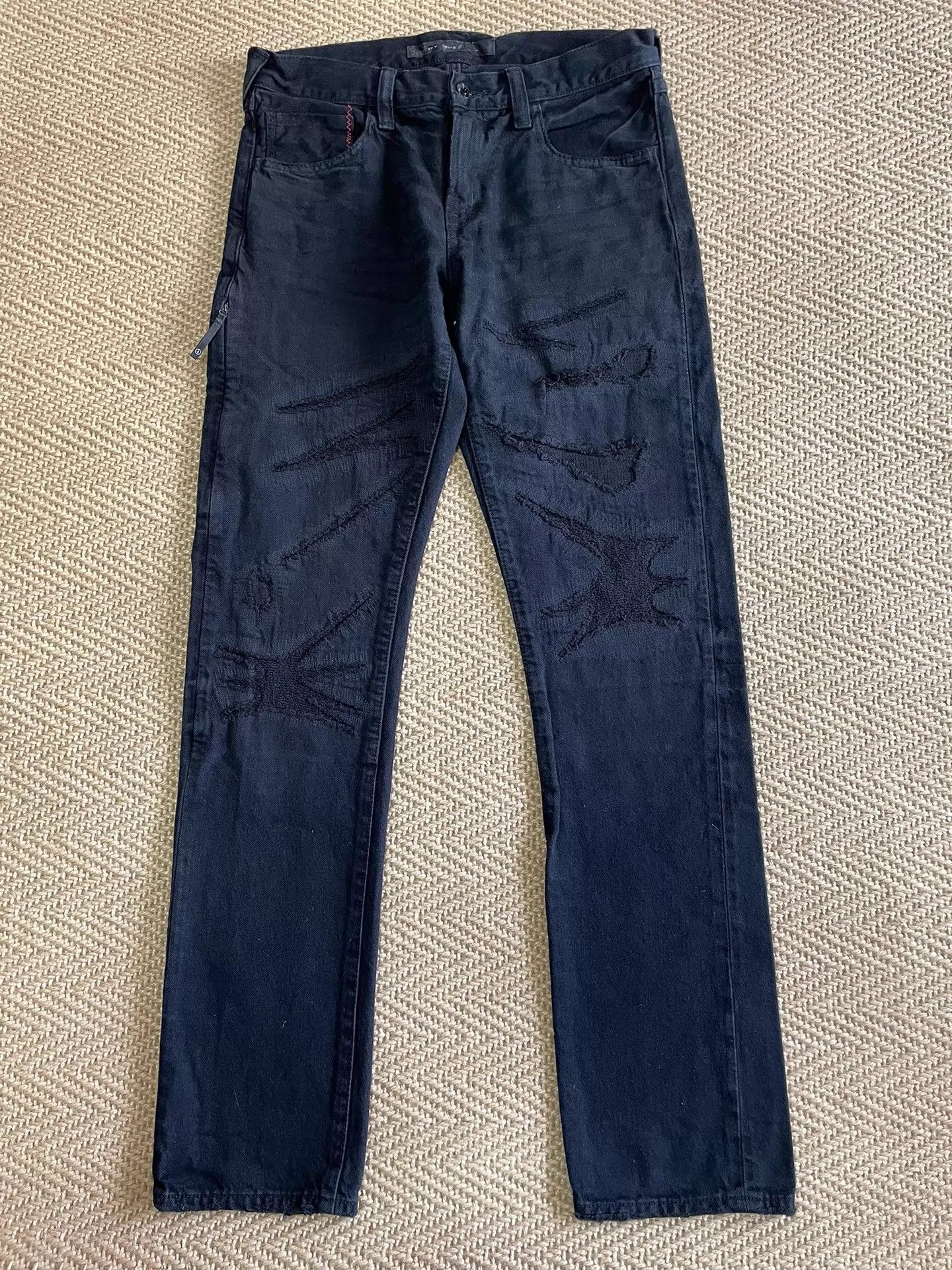 Vanquish VANQUISH x FRAGMENT DENIM W28 Heavy Distressing Wash Good Size US 28 / EU 44 - 1 Thumbnail