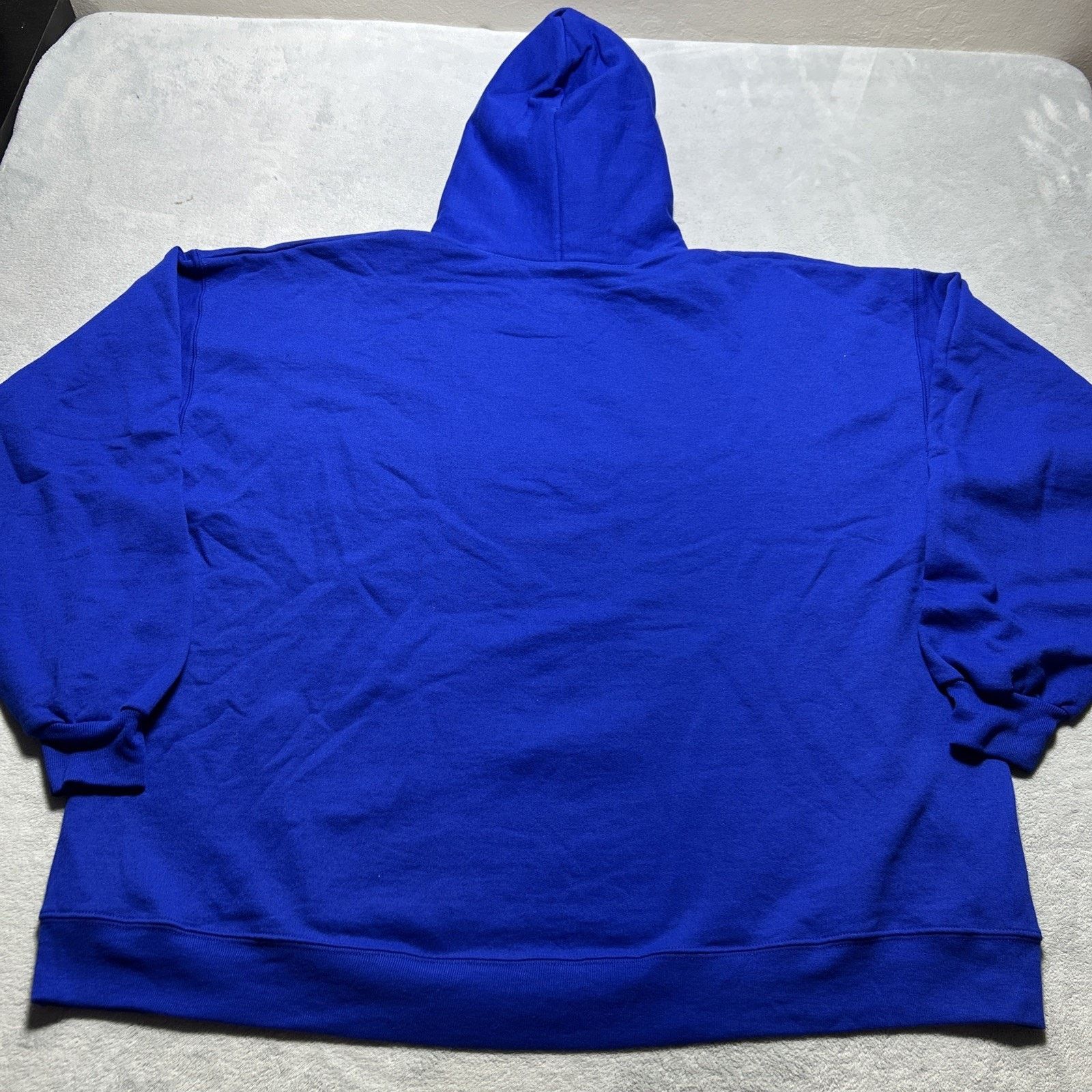 Nike Baggy Blank Fleece Hoodie Mens 3XL Blue Pullover Track Size US XXL / EU 58 / 5 - 2 Thumbnail