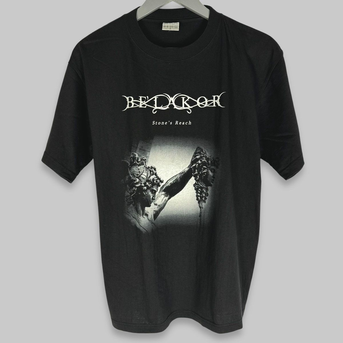 Band Tees Vintage 00s Belakor Stone’s Reach Death Metal T Shirt Size US L / EU 52-54 / 3 - 1 Thumbnail