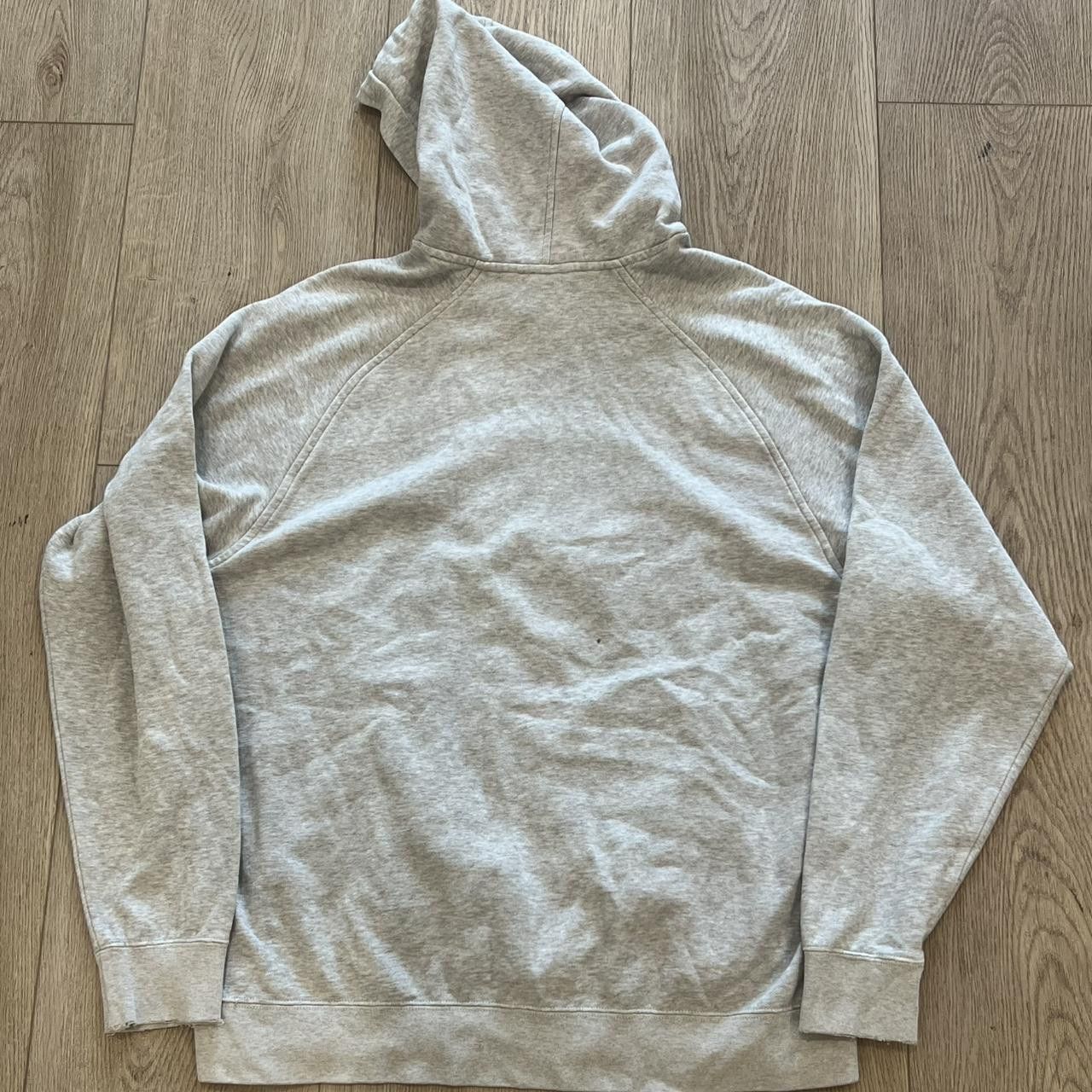 Nike Vintage Nike Gray Hoodie Sweatshirt Pullover Gray Tag Swoosh Size US XL / EU 56 / 4 - 5 Thumbnail
