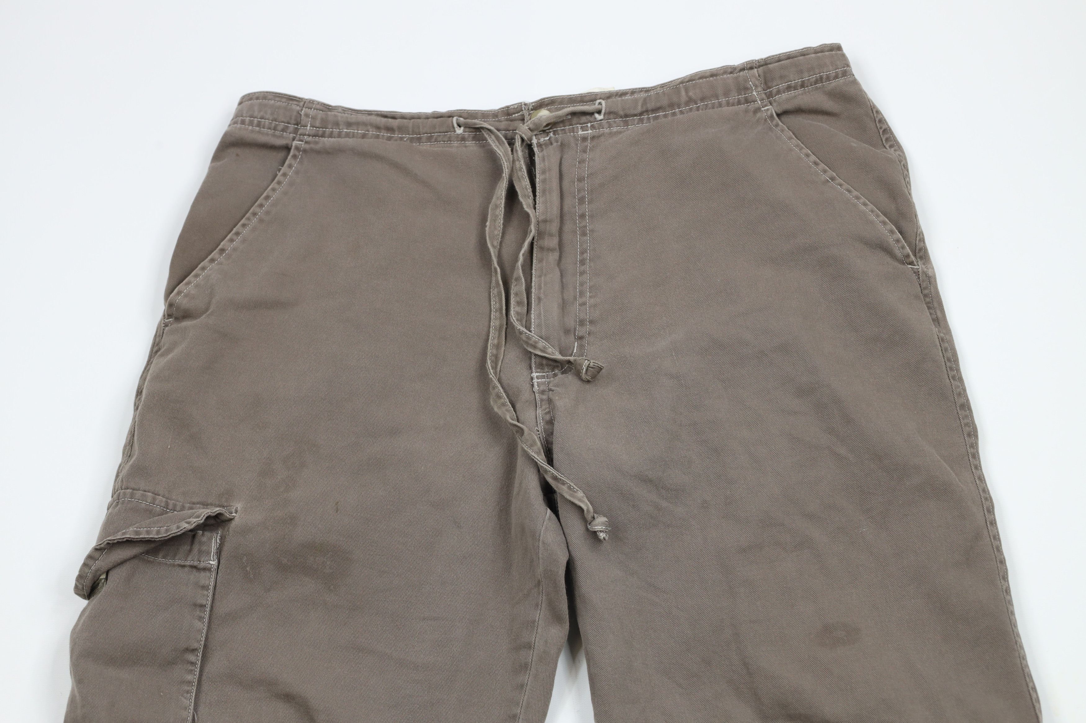 Columbia × Vintage Vintage 90 Y2K Columbia Distressed Wide Leg Cargo Pants Gray Size US 34 / EU 50 - 2 Thumbnail