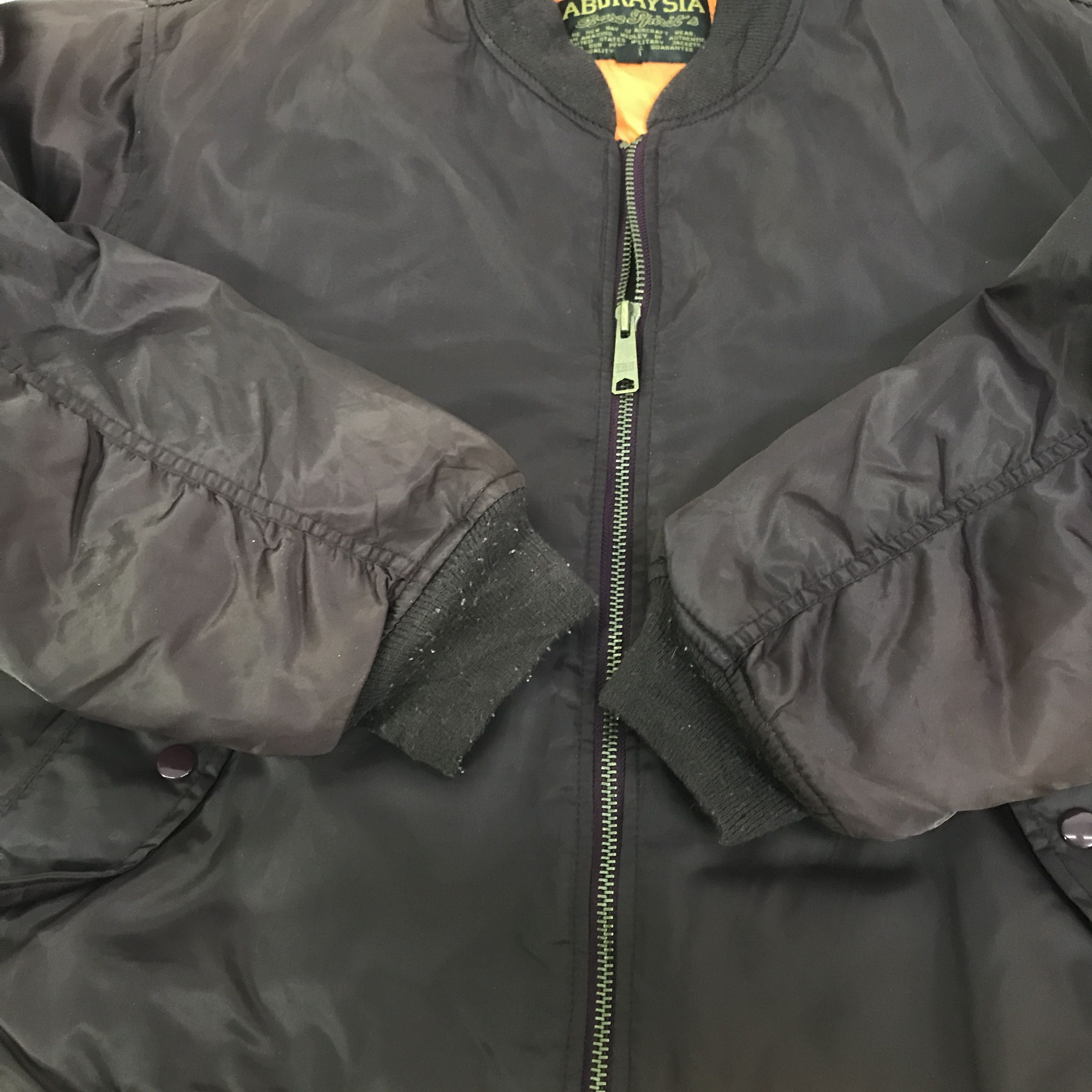 Japanese Brand Aburaysia Design Ma-1 bombers jacket K128B8 Size US L / EU 52-54 / 3 - 8 Thumbnail