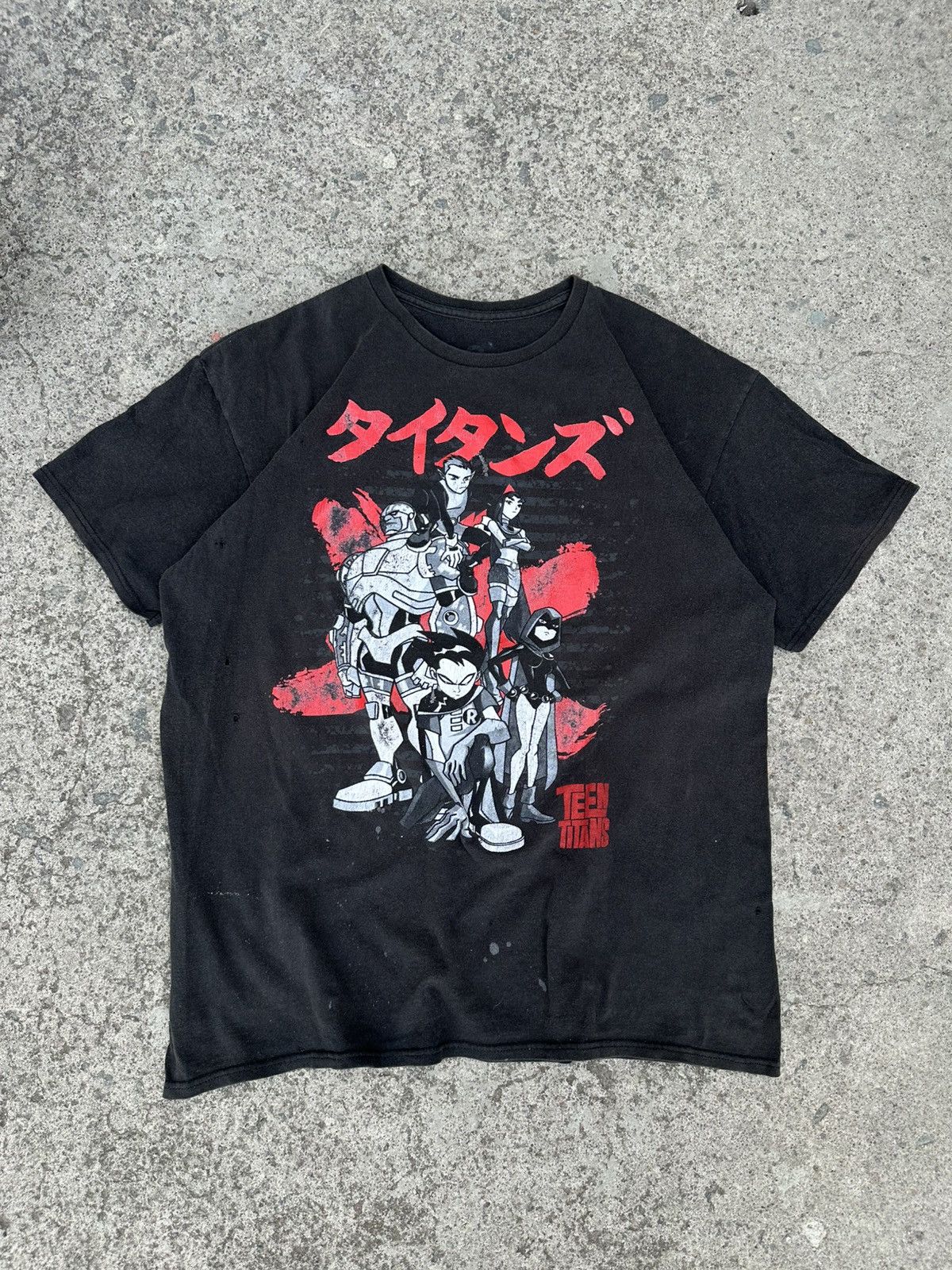 DC Comics T-Shirt Teen Titans Japanese Logo Size US XL / EU 56 / 4 - 1 Thumbnail