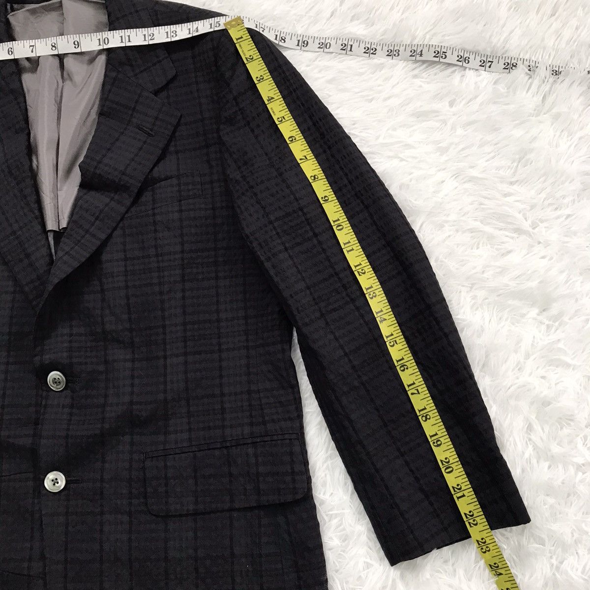 Burberry Burberrys wool & silk blazer jacket made in Japan Size US S / EU 44-46 / 1 - 8 Thumbnail
