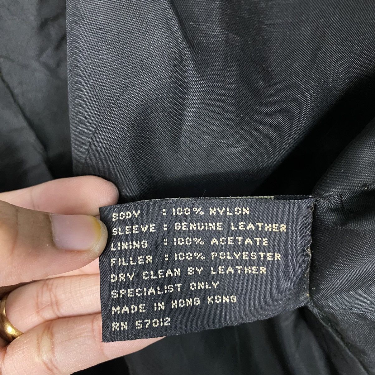 Guess 📌Vintage Bomber Leather Jacket Guess Big Logo Embroidery Size US L / EU 52-54 / 3 - 20 Thumbnail
