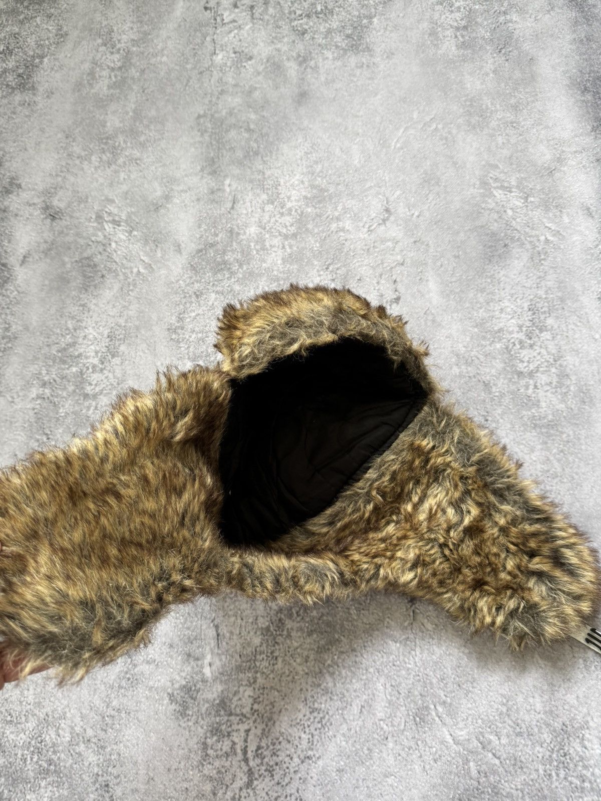 Japanese Brand × Vintage Vintage Ushanka Mohair Fuzzy Trapper Hat Punk Huge Size ONE SIZE - 4 Thumbnail