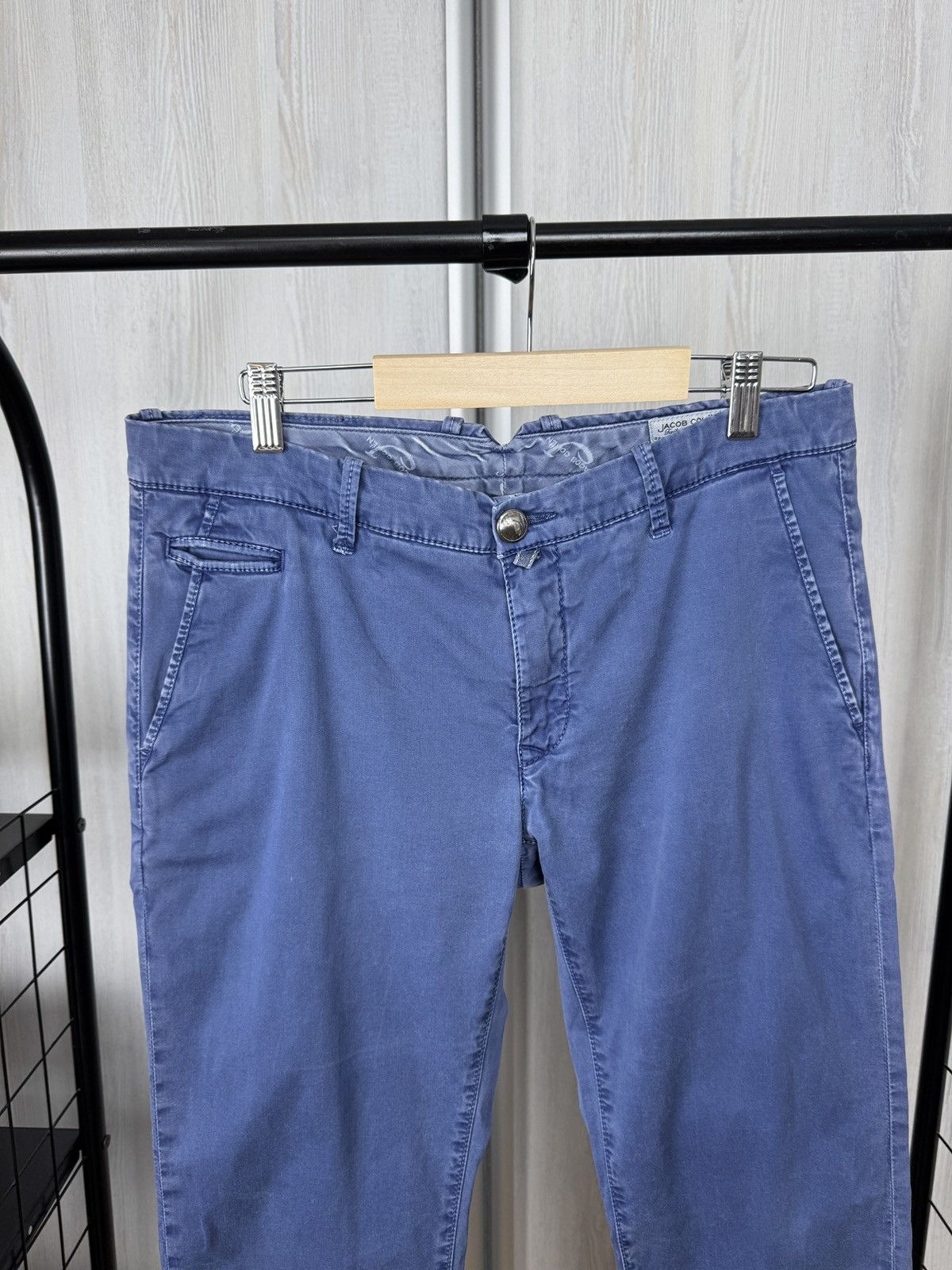 Jacob Cohen Jacob Cohen handmade blue faded made in Italy pants Size US 33 - 3 Thumbnail