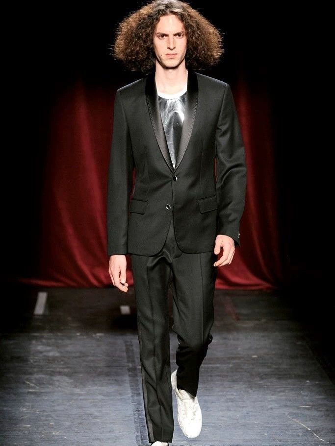 Maison Margiela Maison Margiela A/W12 Silk-Collar Suit 48 Bk Size 48R - 5 Thumbnail