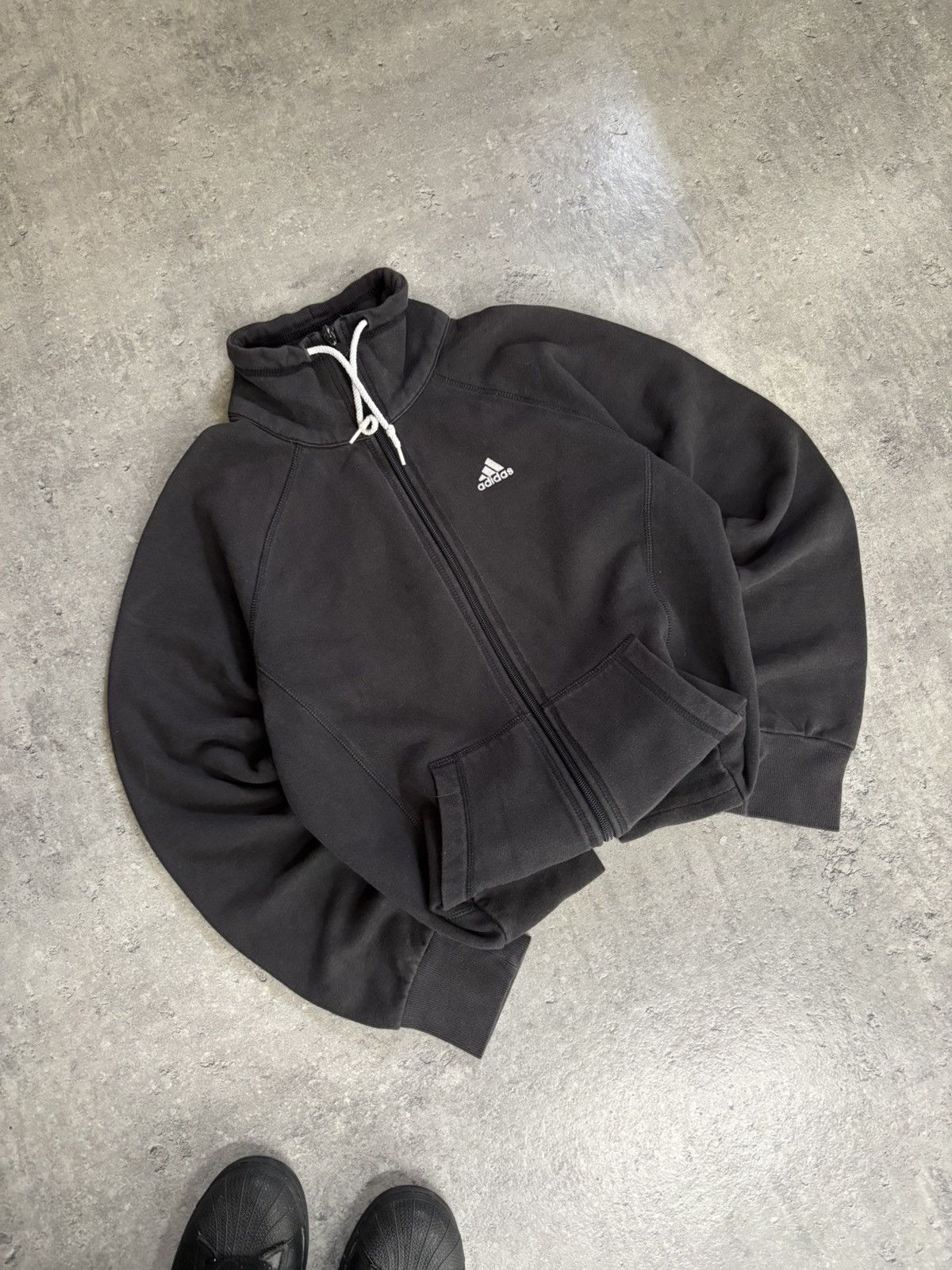 Adidas Adidas Collar Sweatshirt S Streetwear Casual Back Stripes Size S / US 4 / IT 40 - 14 Thumbnail