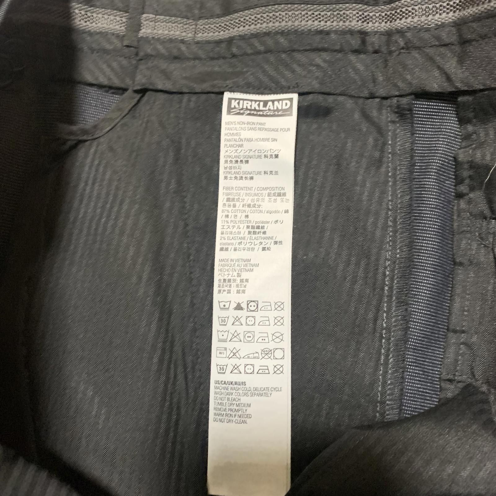 Kirkland Signature Kirkland Signature Men's Sz 34 Grey Dress Pants Size 44R - 12 Thumbnail