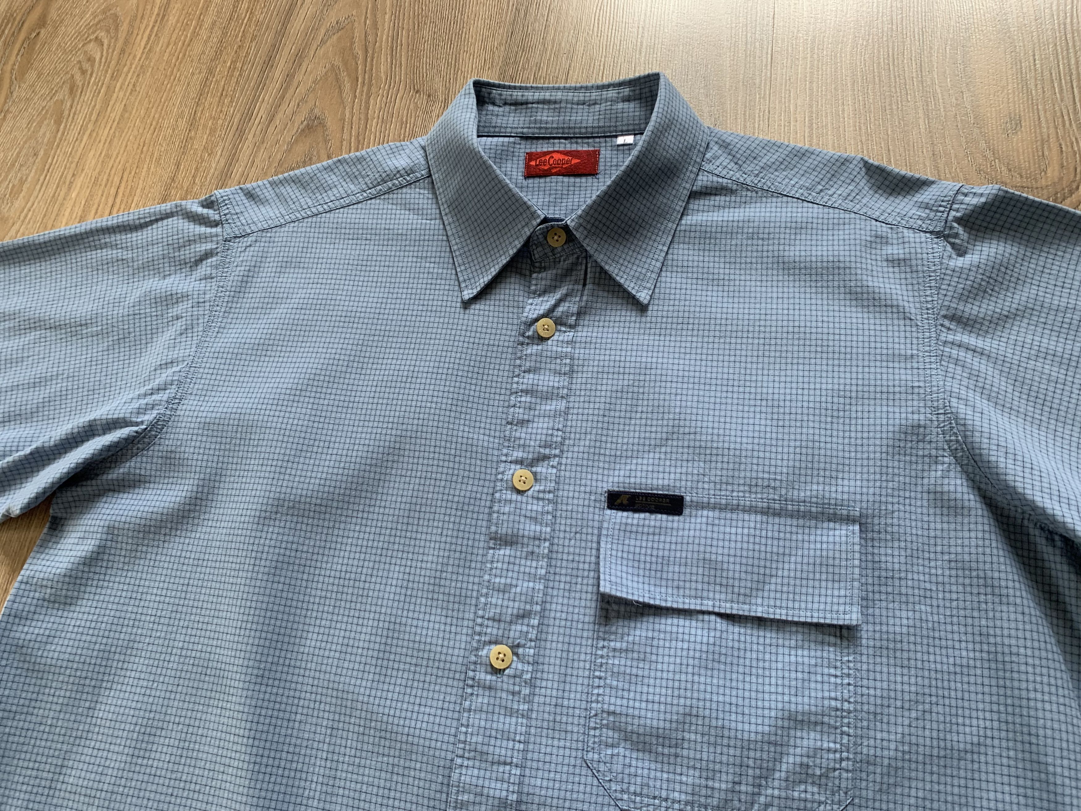 Lee × Vintage Lee Cooper Vintage Short Sleeve Shirt Size US L / EU 52-54 / 3 - 4 Thumbnail