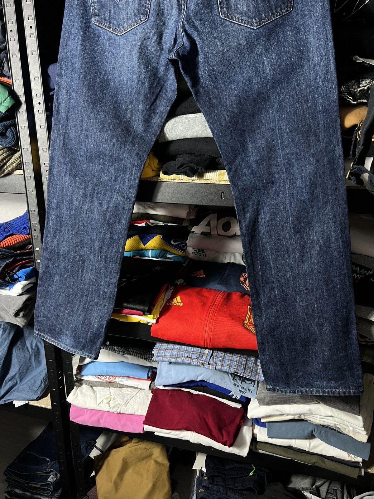 Diesel 🔥 Diesel Larkee Jeans W34 Regular Straight Fit Vintage Denim Size US 34 / EU 50 - 4 Thumbnail